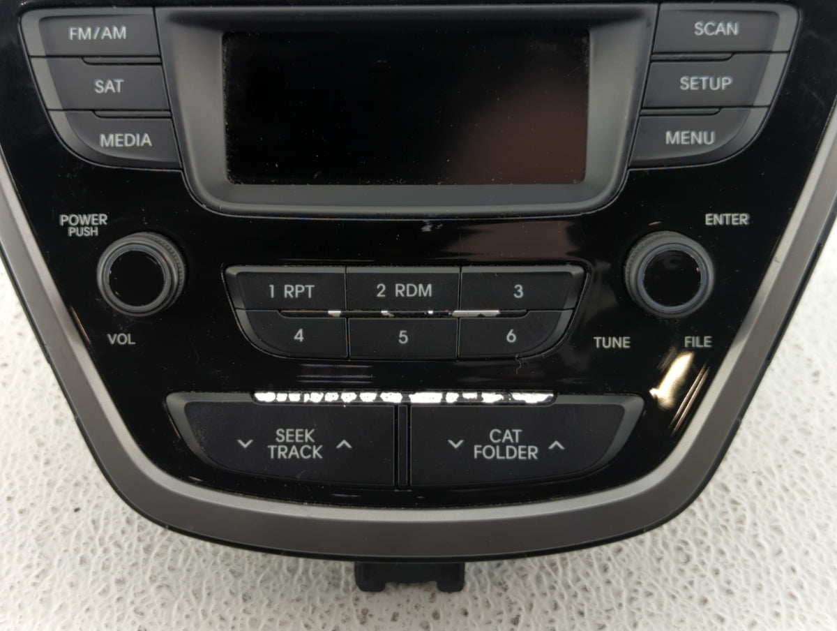 2014-2016 Hyundai Elantra Radio AM FM Cd Player Receiver Replacement P/N:96170-3X156GU Fits Fits 2014 2015 2016 OEM Used Aut