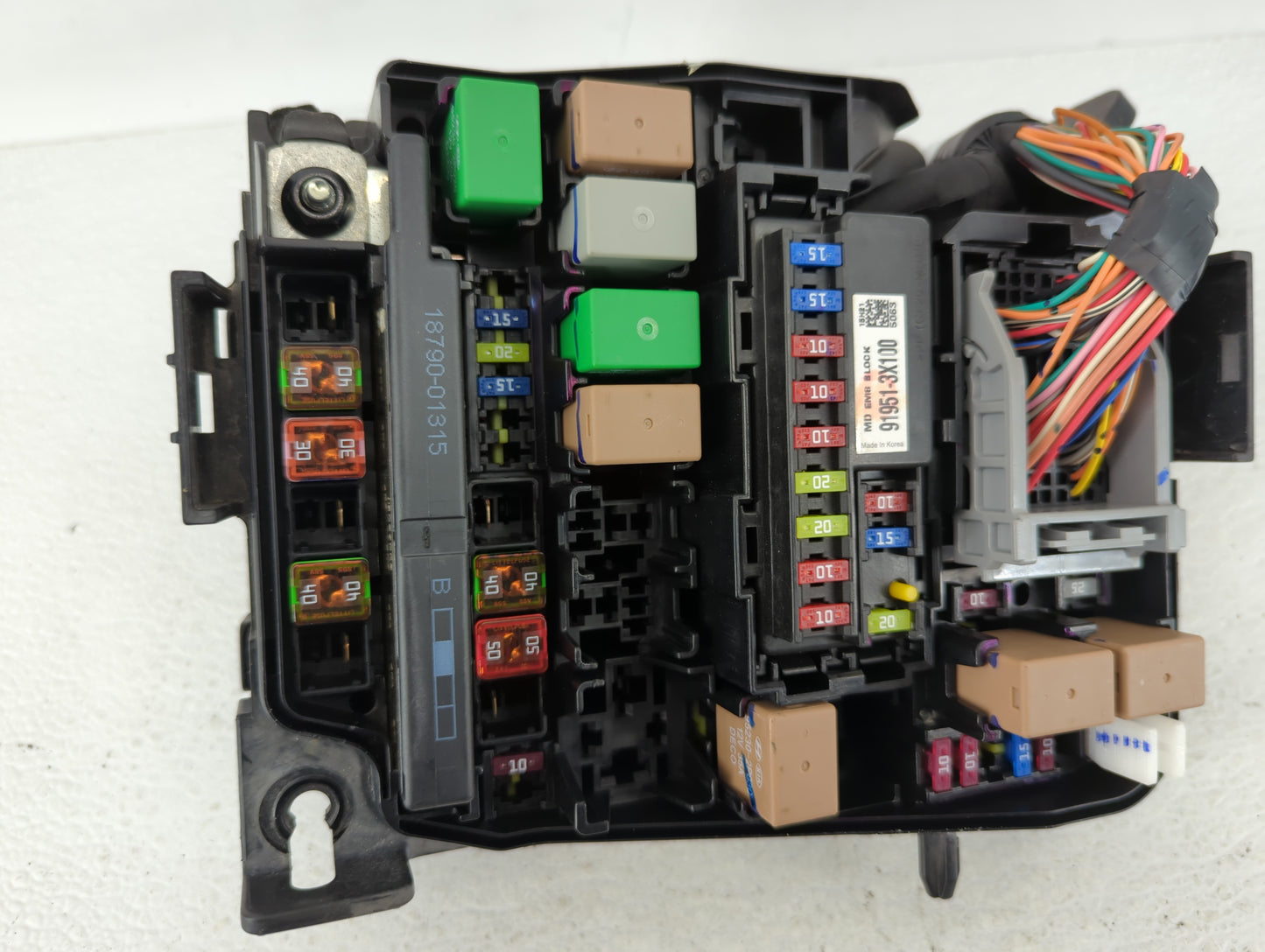 2014-2016 Hyundai Elantra Fusebox Fuse Box Panel Relay Module P/N:91951-3X710 912013Y060, 91951-3X100 Fits Fits 2014 2015 20