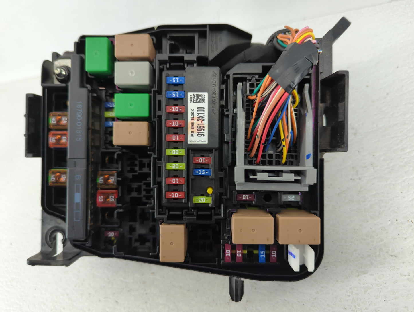 2014-2016 Hyundai Elantra Fusebox Fuse Box Panel Relay Module P/N:91951-3X710 912013Y060, 91951-3X100 Fits Fits 2014 2015 20