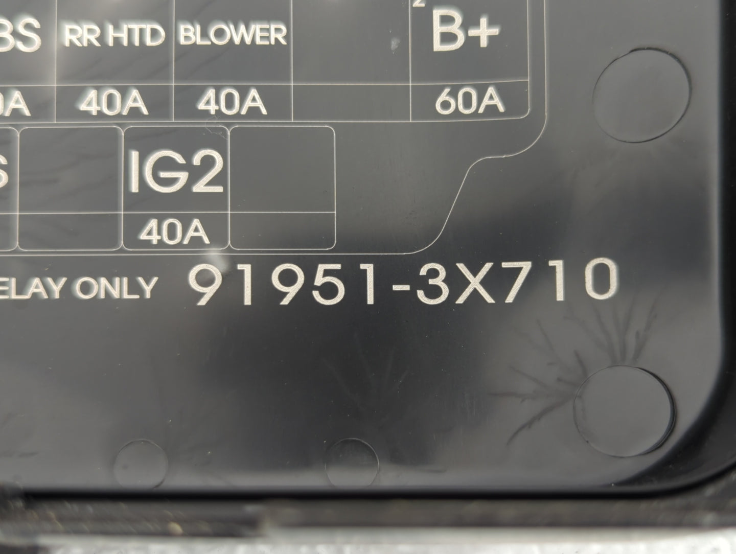 2014-2016 Hyundai Elantra Fusebox Fuse Box Panel Relay Module P/N:91951-3X710 912013Y060, 91951-3X100 Fits Fits 2014 2015 20