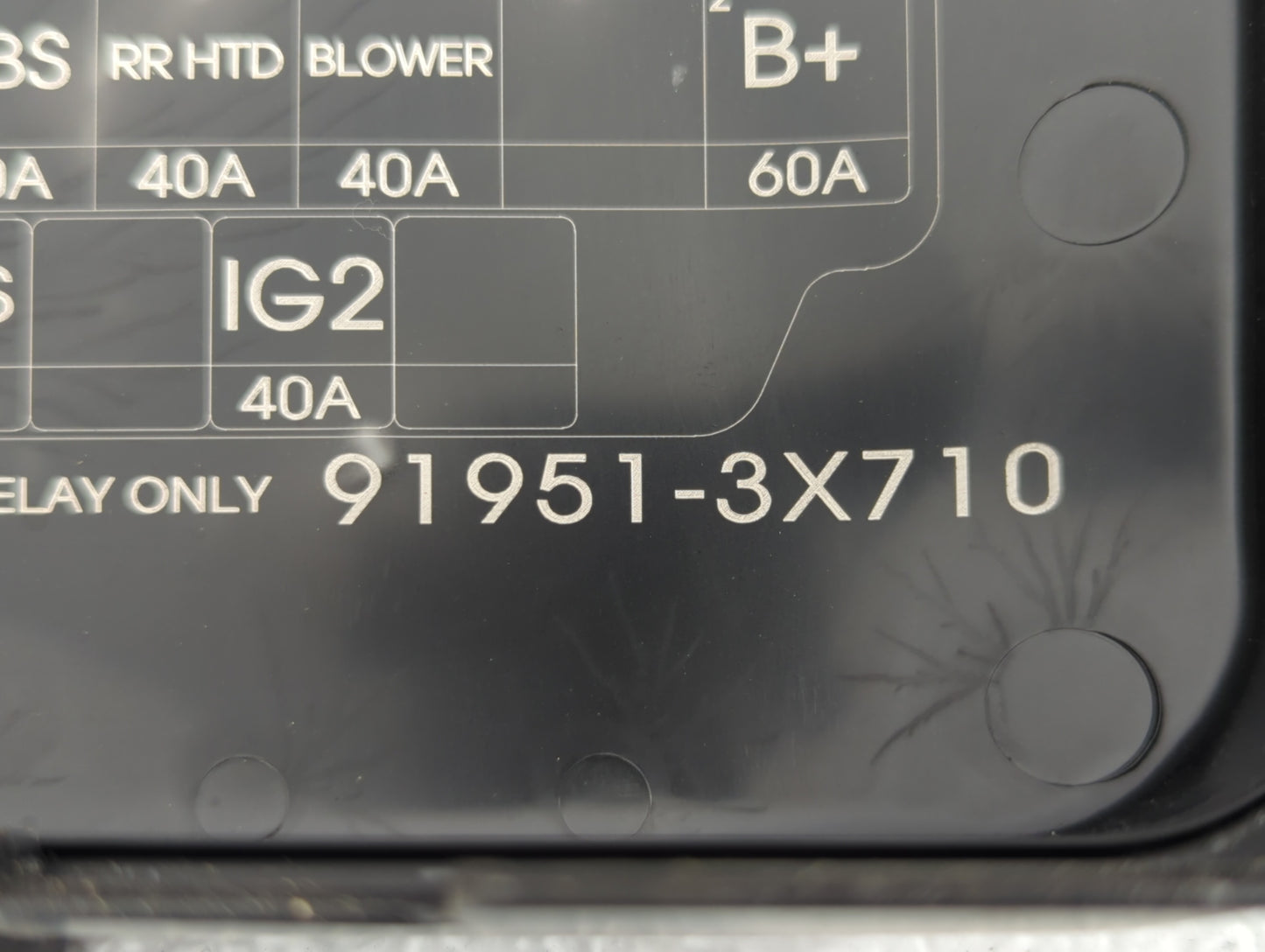 2014-2016 Hyundai Elantra Fusebox Fuse Box Panel Relay Module P/N:91951-3X710 912013Y060, 91951-3X100 Fits Fits 2014 2015 20