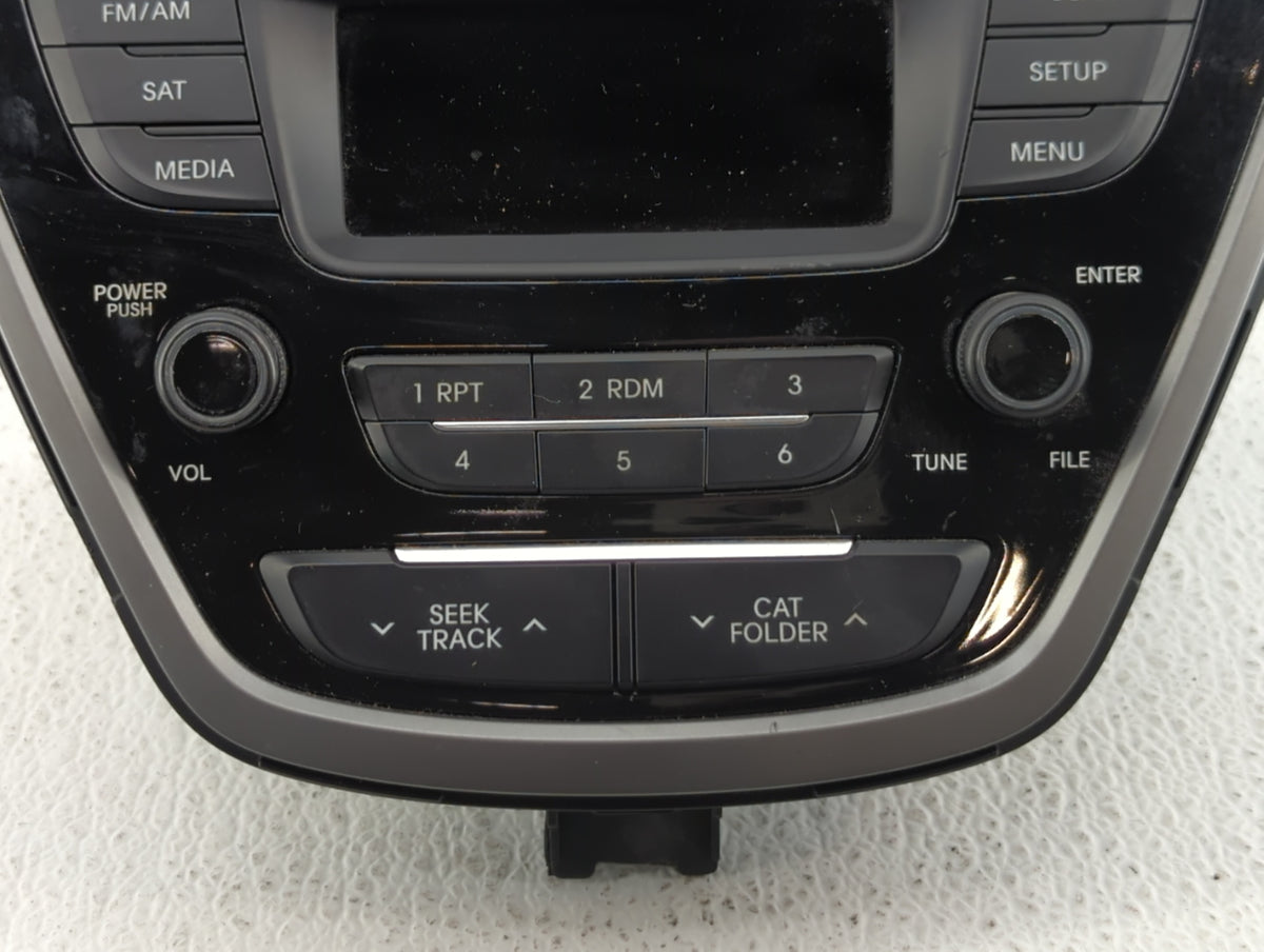2014-2016 Hyundai Elantra Am Fm Cd Player Radio Receiver 510699 - Oemusedautoparts1.com