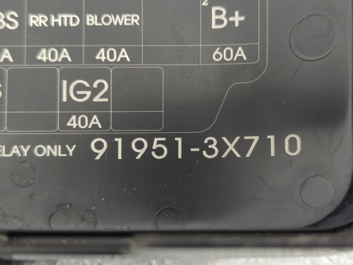 2014-2016 Hyundai Elantra Fusebox Fuse Box Panel Relay Module P/N:91951-3X710 912013Y060, 91951-3X100 Fits Fits 2014 2015 20