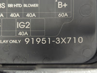 2014-2016 Hyundai Elantra Fusebox Fuse Box Panel Relay Module P/N:91951-3X710 912013Y060, 91951-3X100 Fits Fits 2014 2015 20