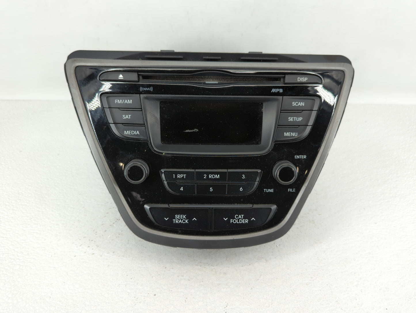 2014-2016 Hyundai Elantra Radio AM FM Cd Player Receiver Replacement P/N:96170-3X156GU Fits Fits 2014 2015 2016 OEM Used Aut