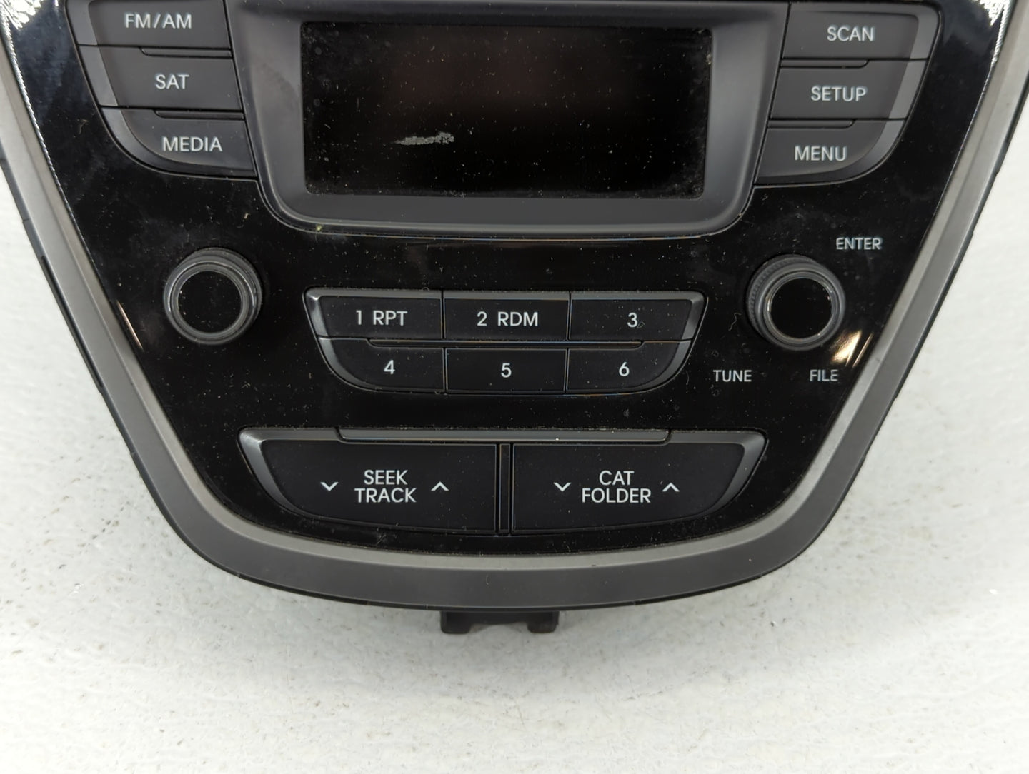 2014-2016 Hyundai Elantra Radio AM FM Cd Player Receiver Replacement P/N:96170-3X156GU Fits Fits 2014 2015 2016 OEM Used Aut