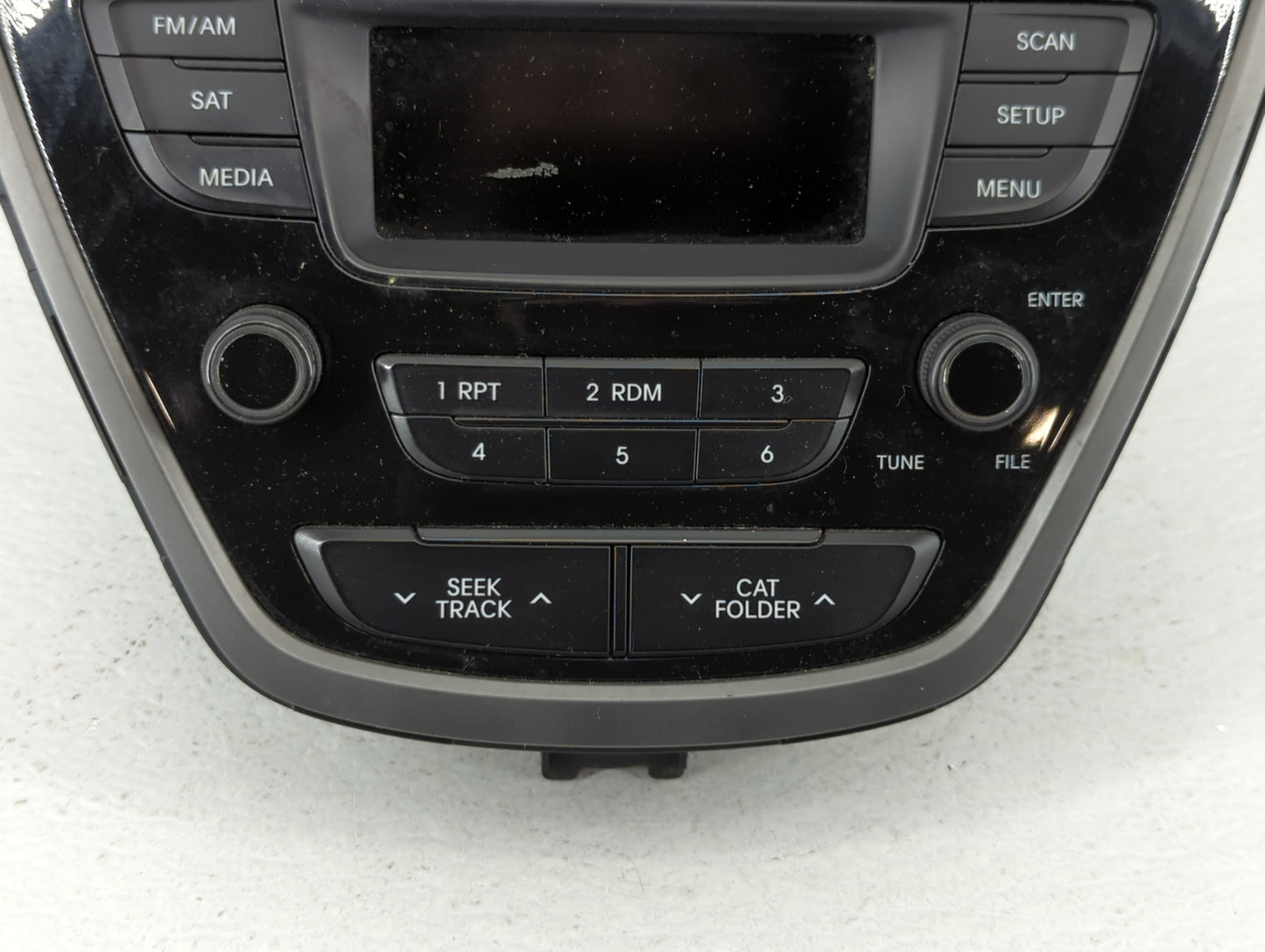 2014-2016 Hyundai Elantra Radio AM FM Cd Player Receiver Replacement P/N:96170-3X156GU Fits Fits 2014 2015 2016 OEM Used Aut