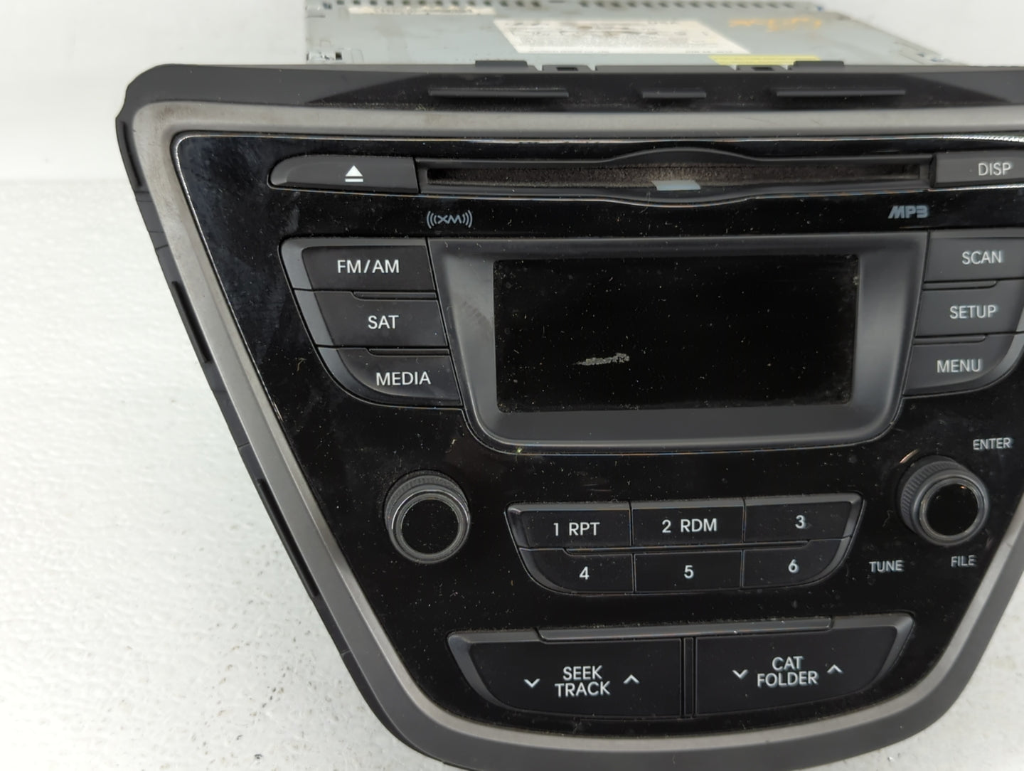 2014-2016 Hyundai Elantra Radio AM FM Cd Player Receiver Replacement P/N:96170-3X156GU Fits Fits 2014 2015 2016 OEM Used Aut
