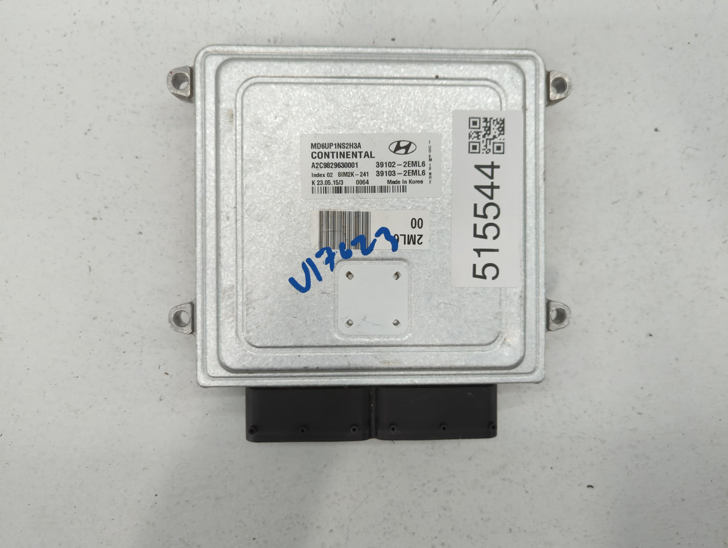 2014-2016 Hyundai Elantra PCM Engine Control Computer ECU ECM PCU OEM P/N:39103-2EML6 39102-2EML6 Fits Fits 2014 2015 2016 O