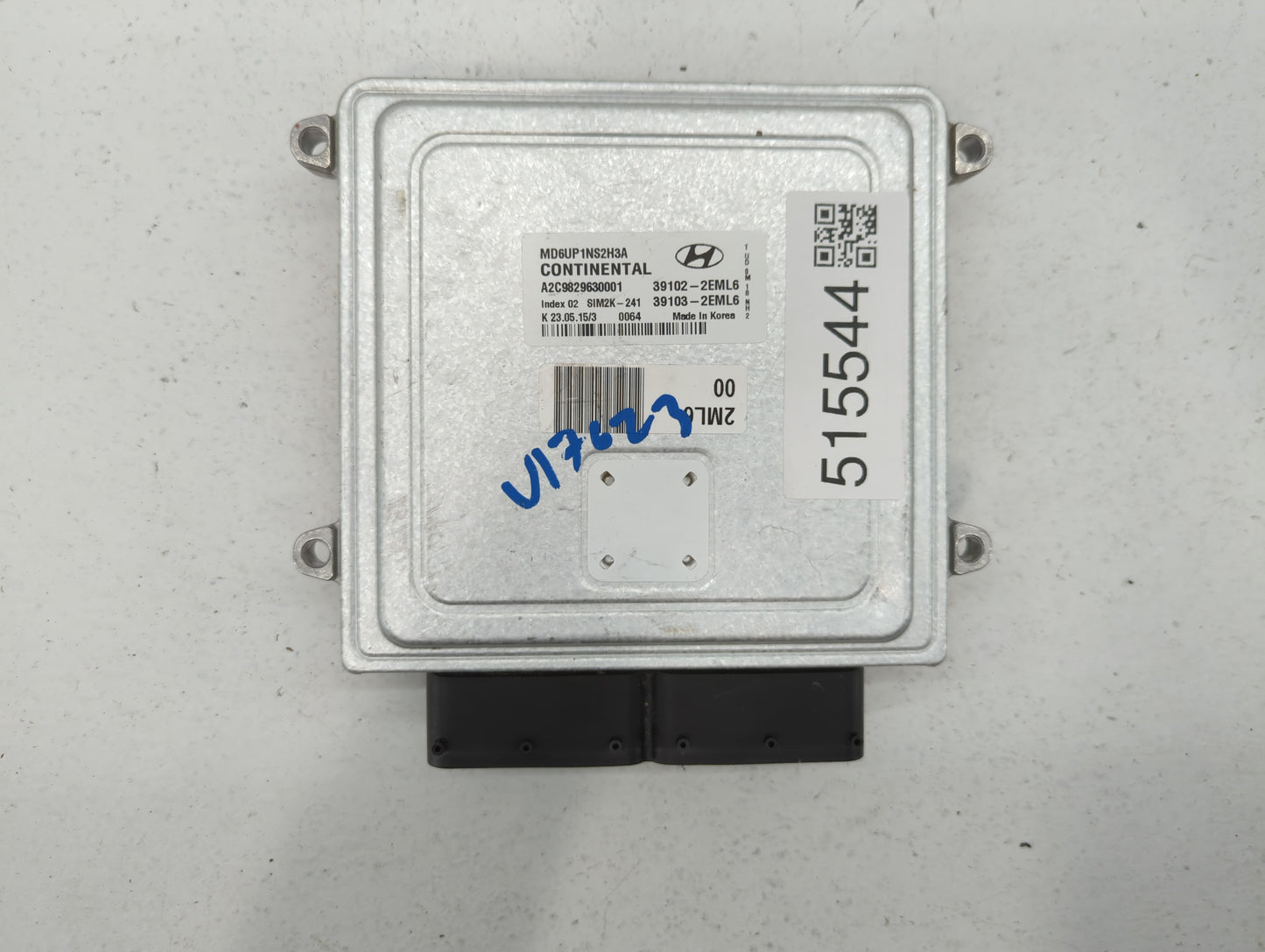 2014-2016 Hyundai Elantra PCM Engine Control Computer ECU ECM PCU OEM P/N:39103-2EML6 39102-2EML6 Fits Fits 2014 2015 2016 O