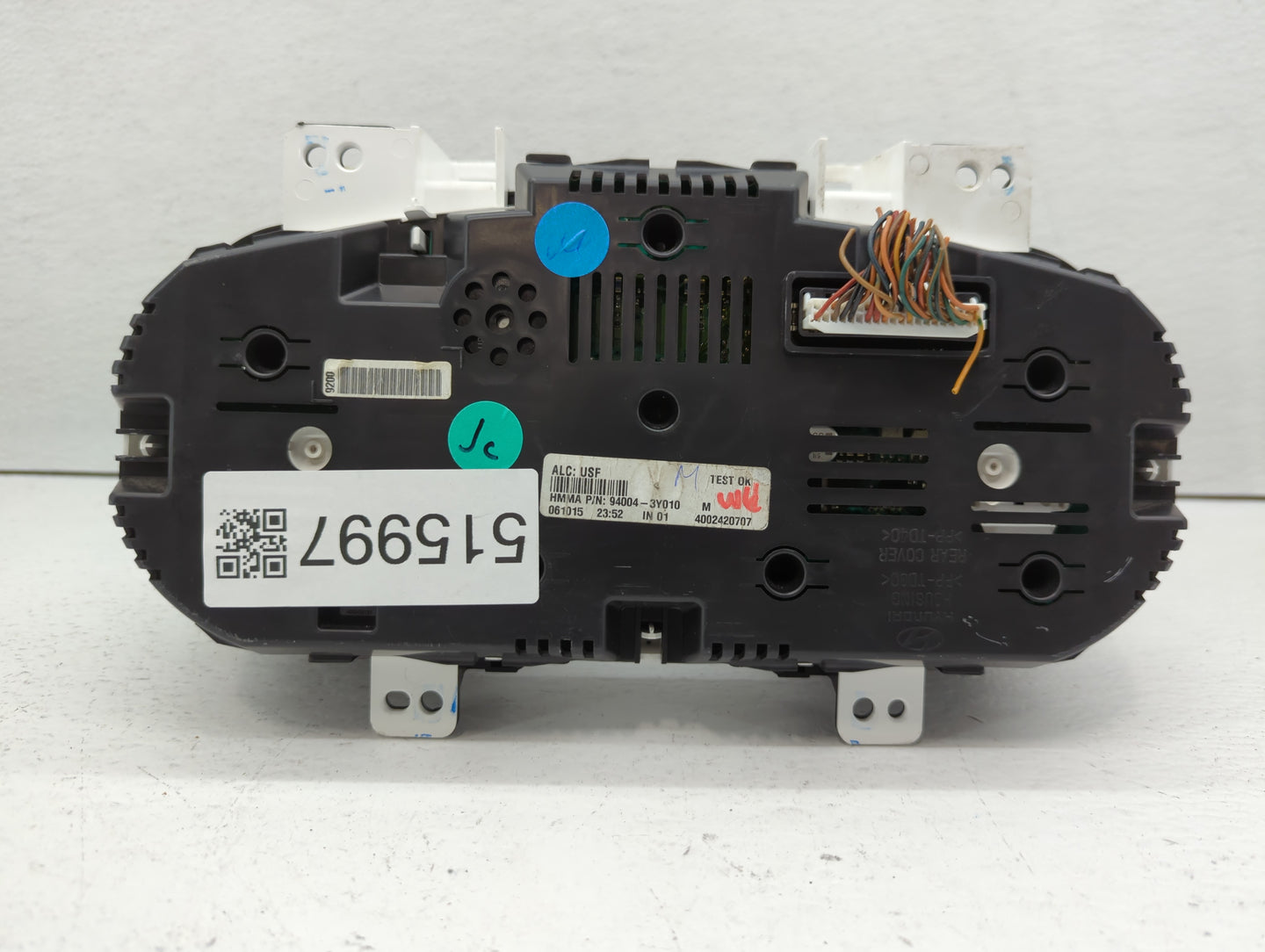 2014-2016 Hyundai Elantra Instrument Cluster Speedometer Gauges P/N:94004-3Y010 Fits Fits 2014 2015 2016 OEM Used Auto Parts