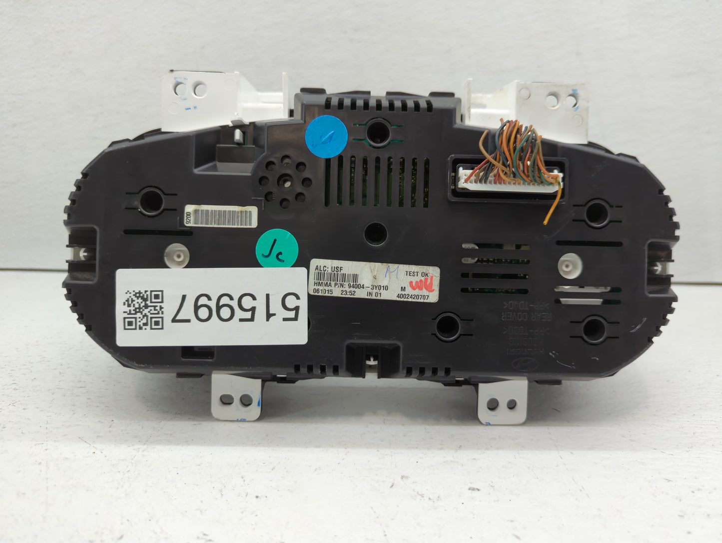 2014-2016 Hyundai Elantra Instrument Cluster Speedometer Gauges P/N:94004-3Y010 Fits Fits 2014 2015 2016 OEM Used Auto Parts