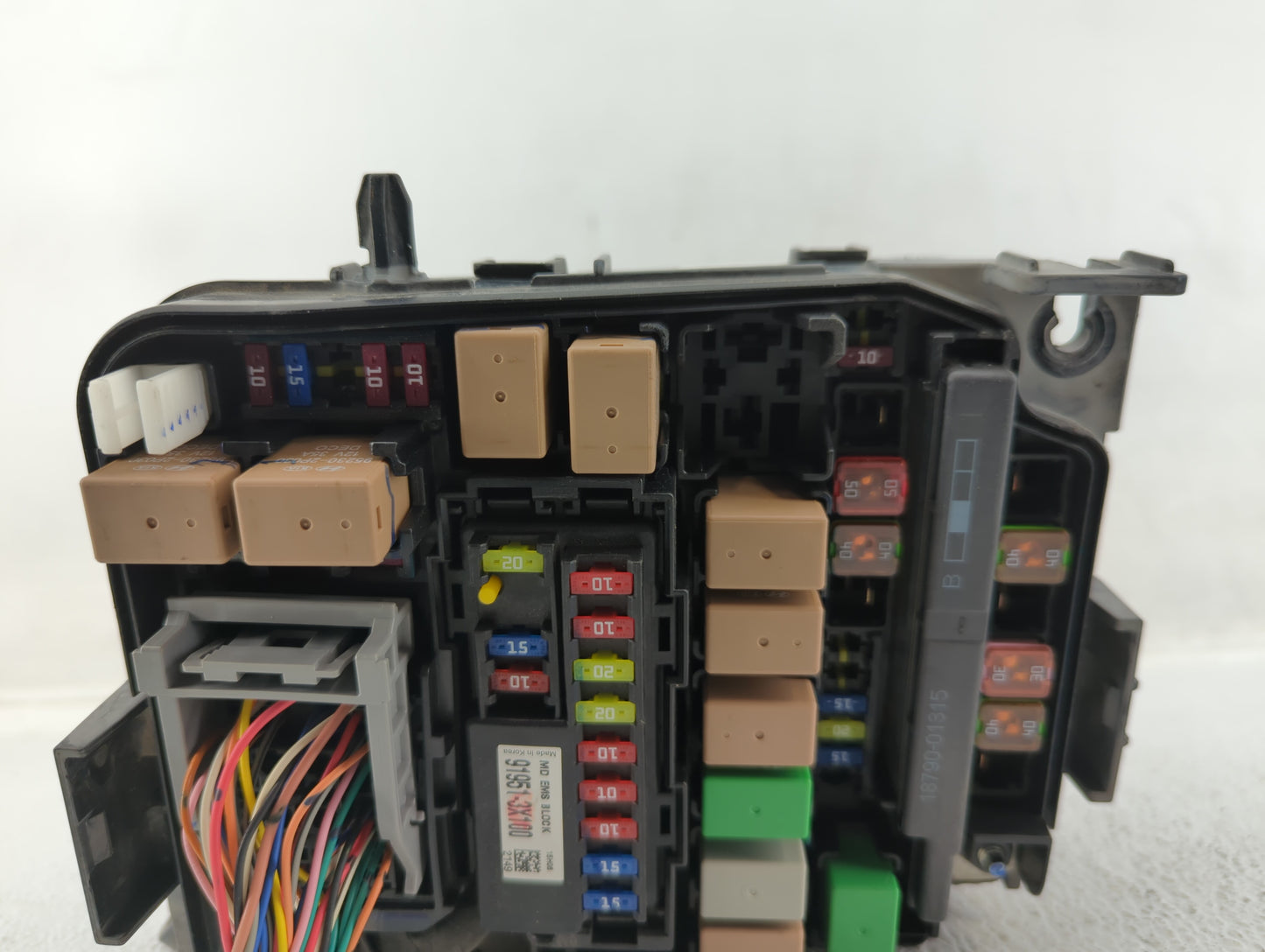 2016 Hyundai Elantra Fusebox Fuse Box Panel Relay Module P/N:91951-3X100 Fits OEM Used Auto Parts - Oemusedautoparts1.com