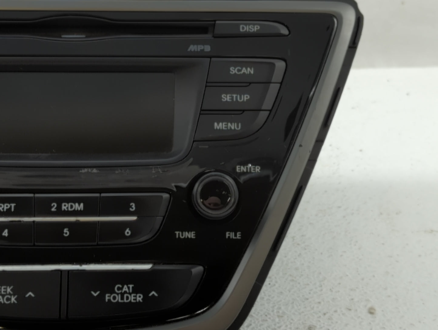 2014-2016 Hyundai Elantra Radio AM FM Cd Player Receiver Replacement P/N:96170-3X156GU Fits Fits 2014 2015 2016 OEM Used Aut