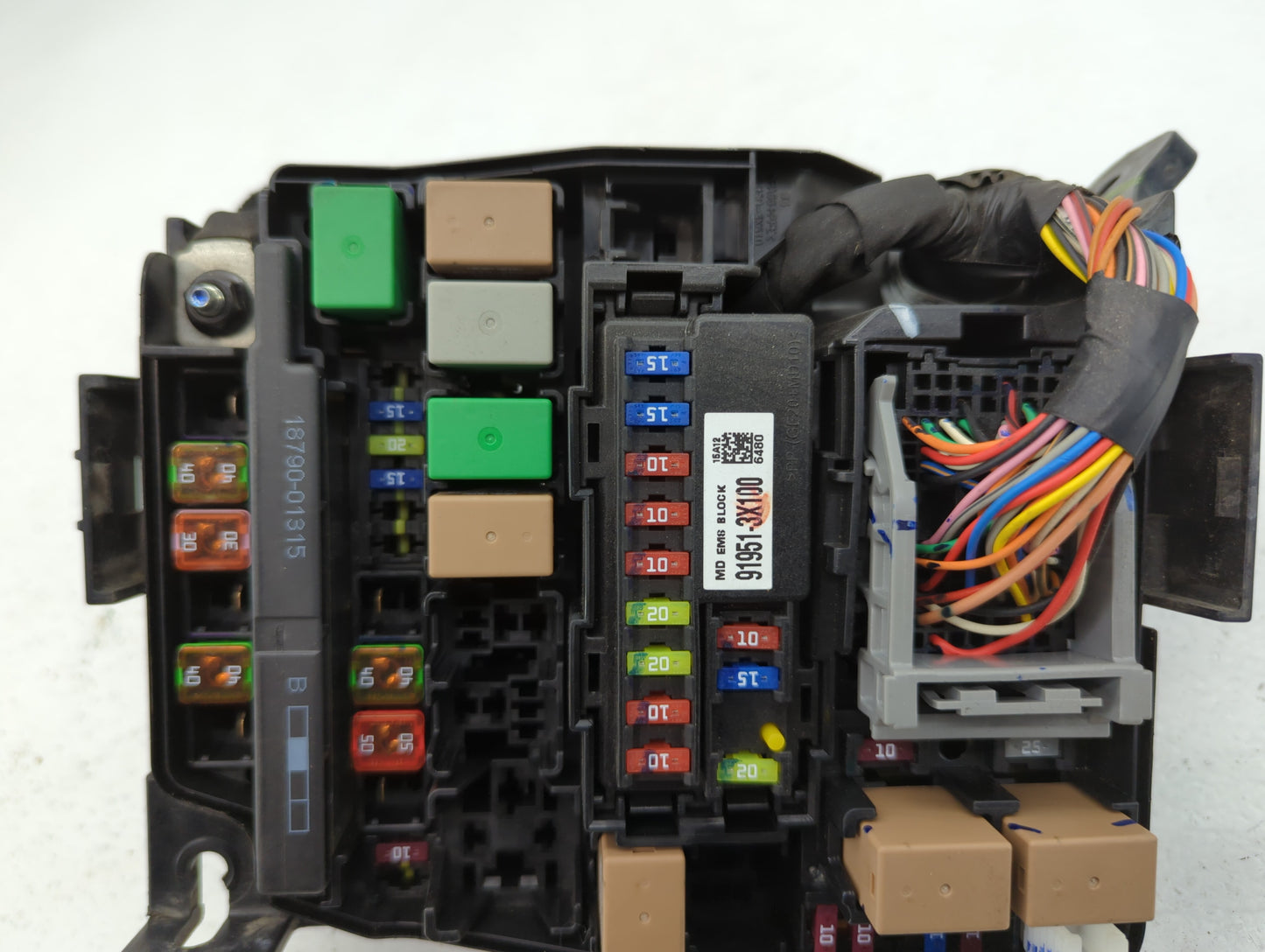 2014-2016 Hyundai Elantra Fusebox Fuse Box Panel Relay Module P/N:91951-3X710 912013Y060, 91951-3X100 Fits Fits 2014 2015 20