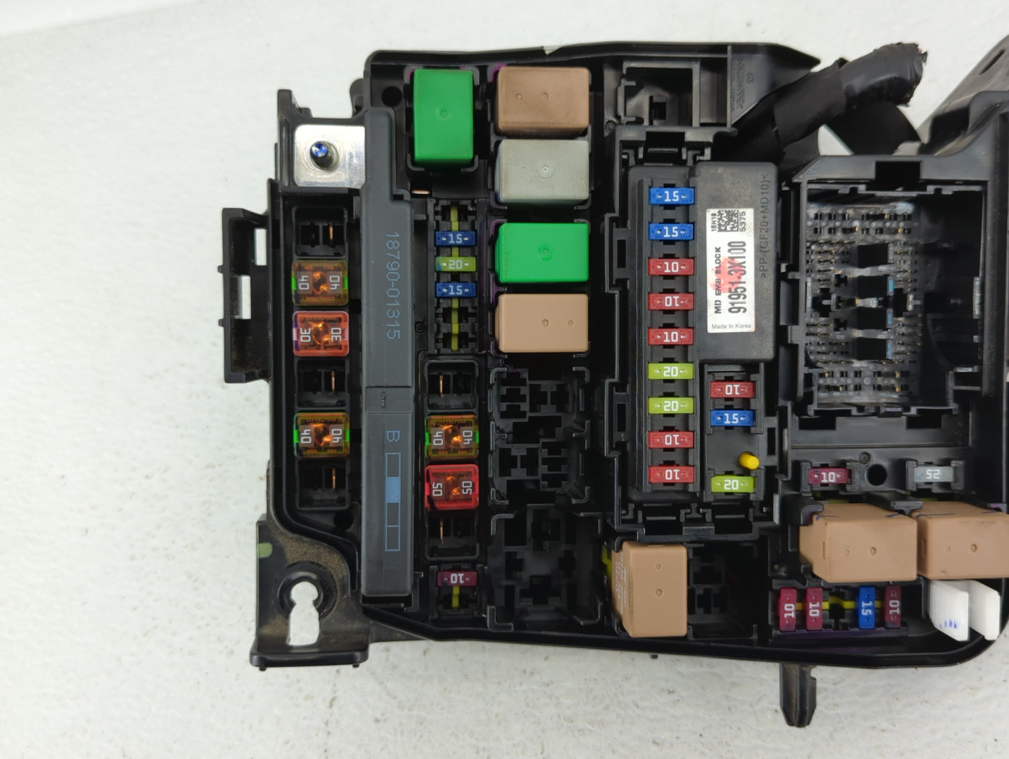 2014-2016 Hyundai Elantra Fusebox Fuse Box Panel Relay Module P/N:91951-3X710 912013Y060, 91951-3X100 Fits Fits 2014 2015 20