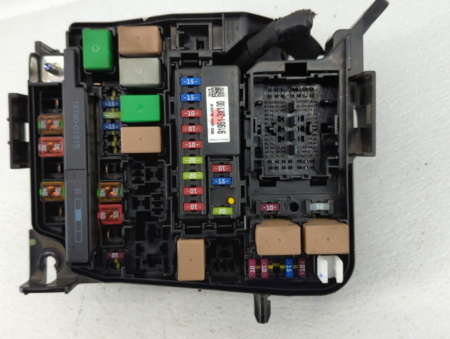 2014-2016 Hyundai Elantra Fusebox Fuse Box Panel Relay Module P/N:91951-3X710 912013Y060, 91951-3X100 Fits Fits 2014 2015 20