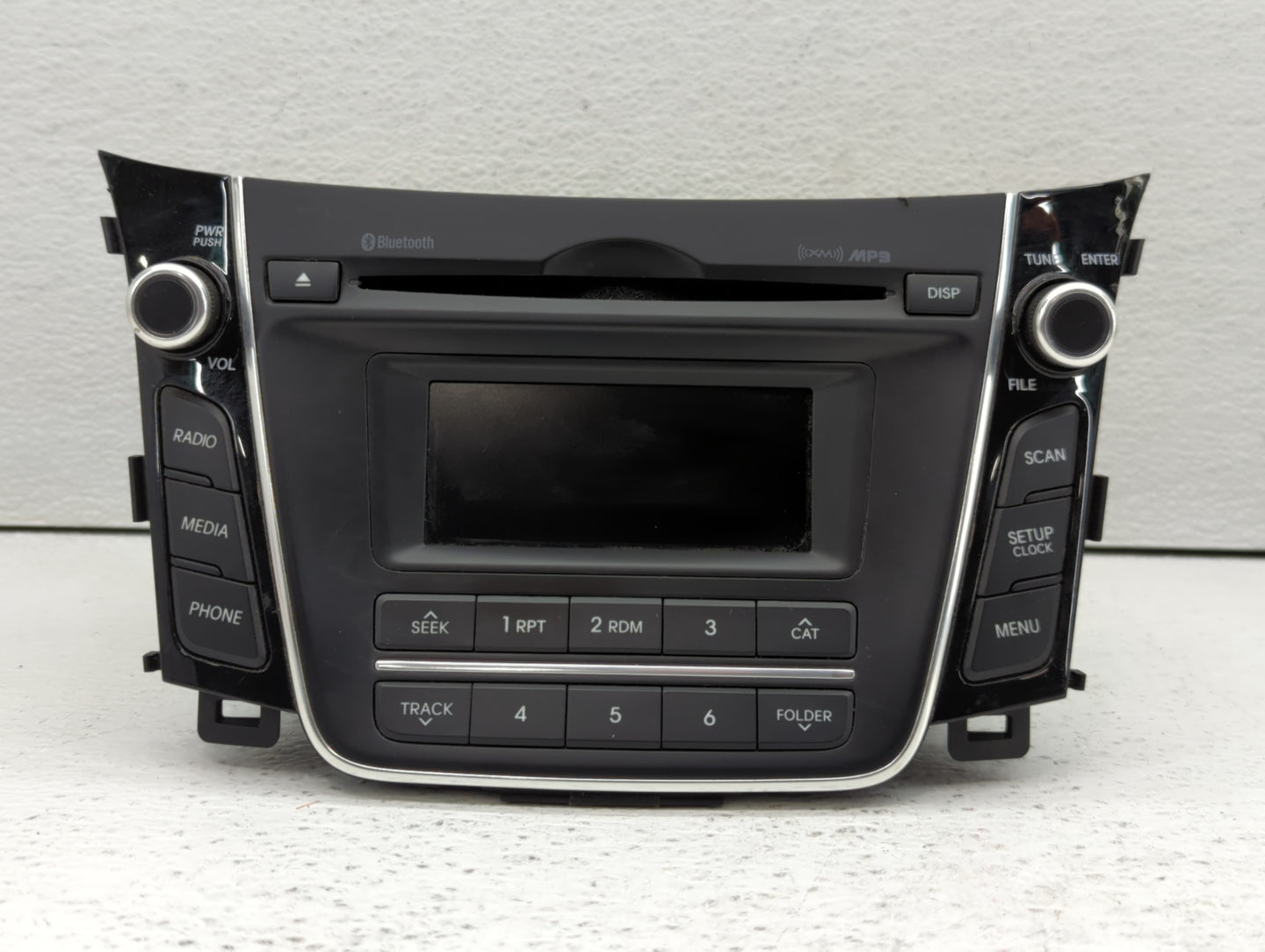 2016-2017 Hyundai Elantra Radio AM FM Cd Player Receiver Replacement P/N:96170-A5260GU Fits Fits 2016 2017 OEM Used Auto Par