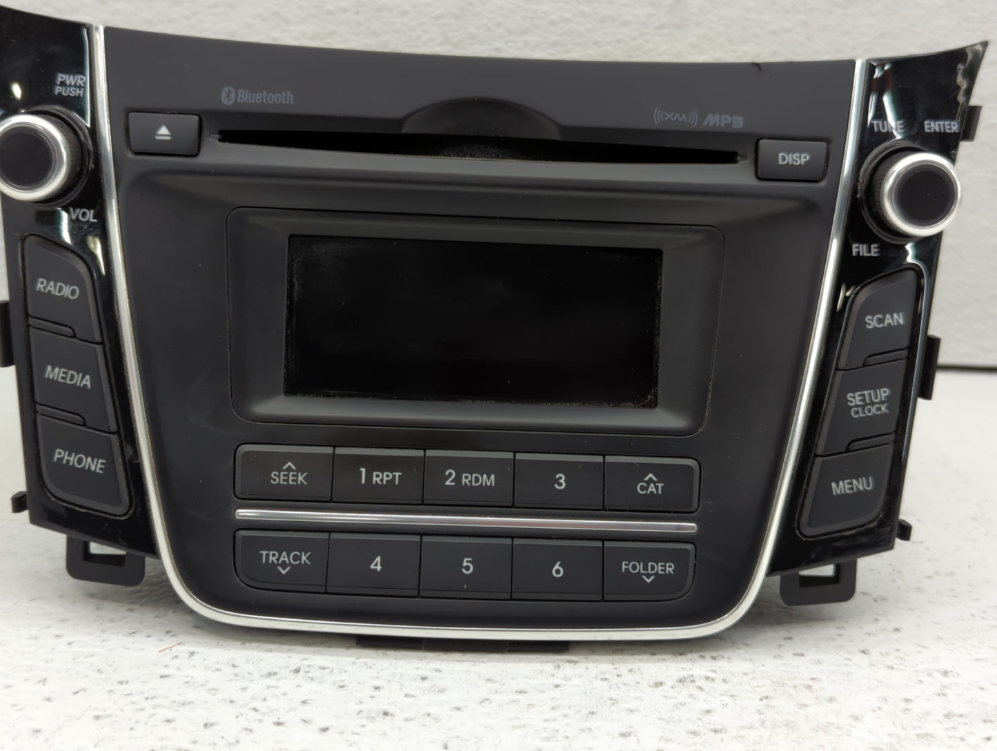 2016-2017 Hyundai Elantra Radio AM FM Cd Player Receiver Replacement P/N:96170-A5260GU Fits Fits 2016 2017 OEM Used Auto Par
