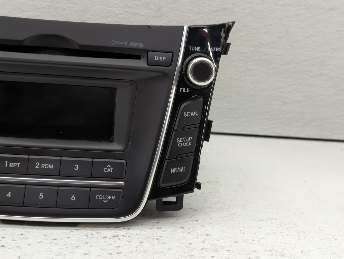 2016-2017 Hyundai Elantra Radio AM FM Cd Player Receiver Replacement P/N:96170-A5260GU Fits Fits 2016 2017 OEM Used Auto Par