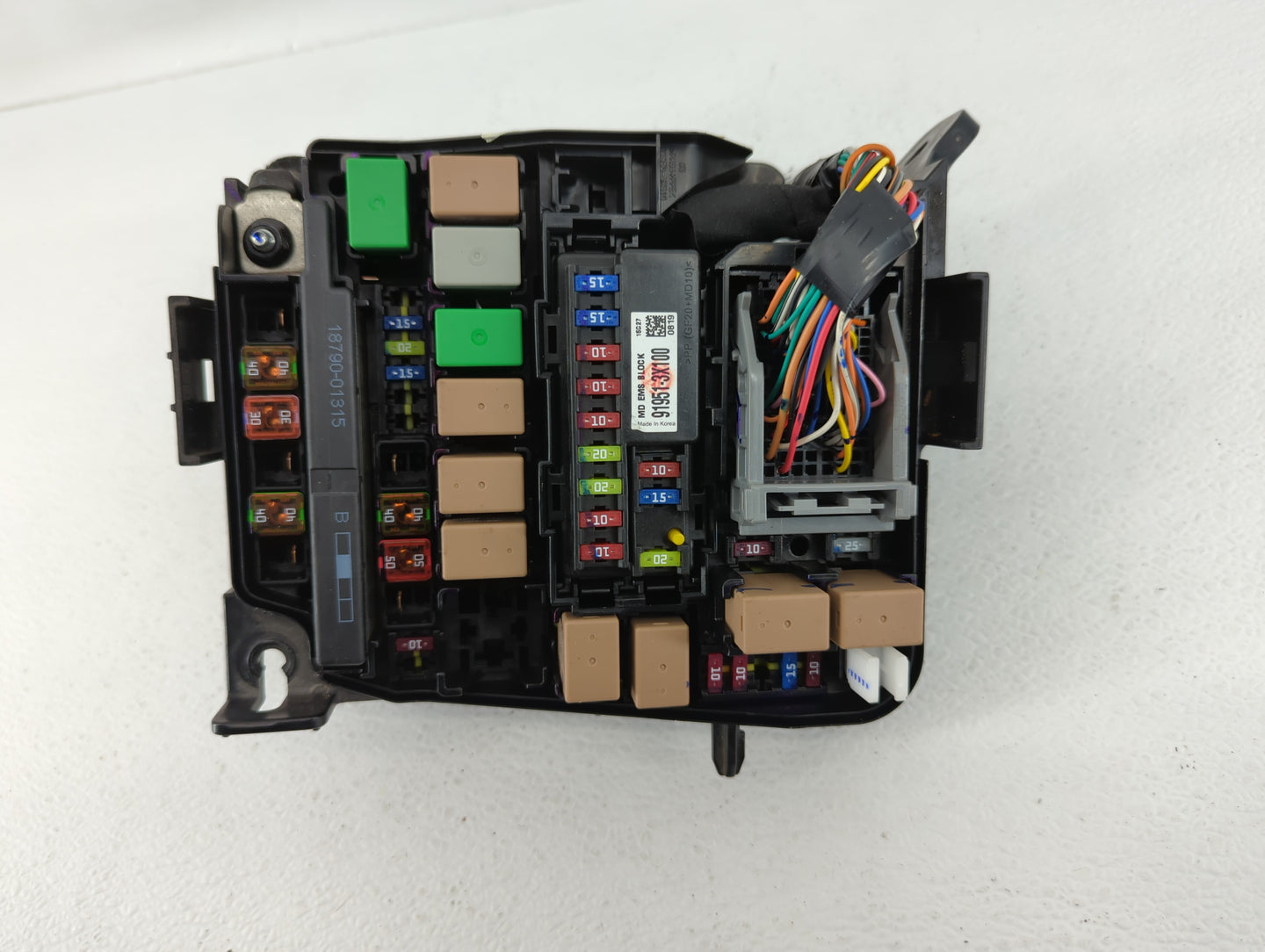 2014-2016 Hyundai Elantra Fusebox Fuse Box Panel Relay Module P/N:91951-3X710 912013Y040UA Fits Fits 2014 2015 2016 OEM Used