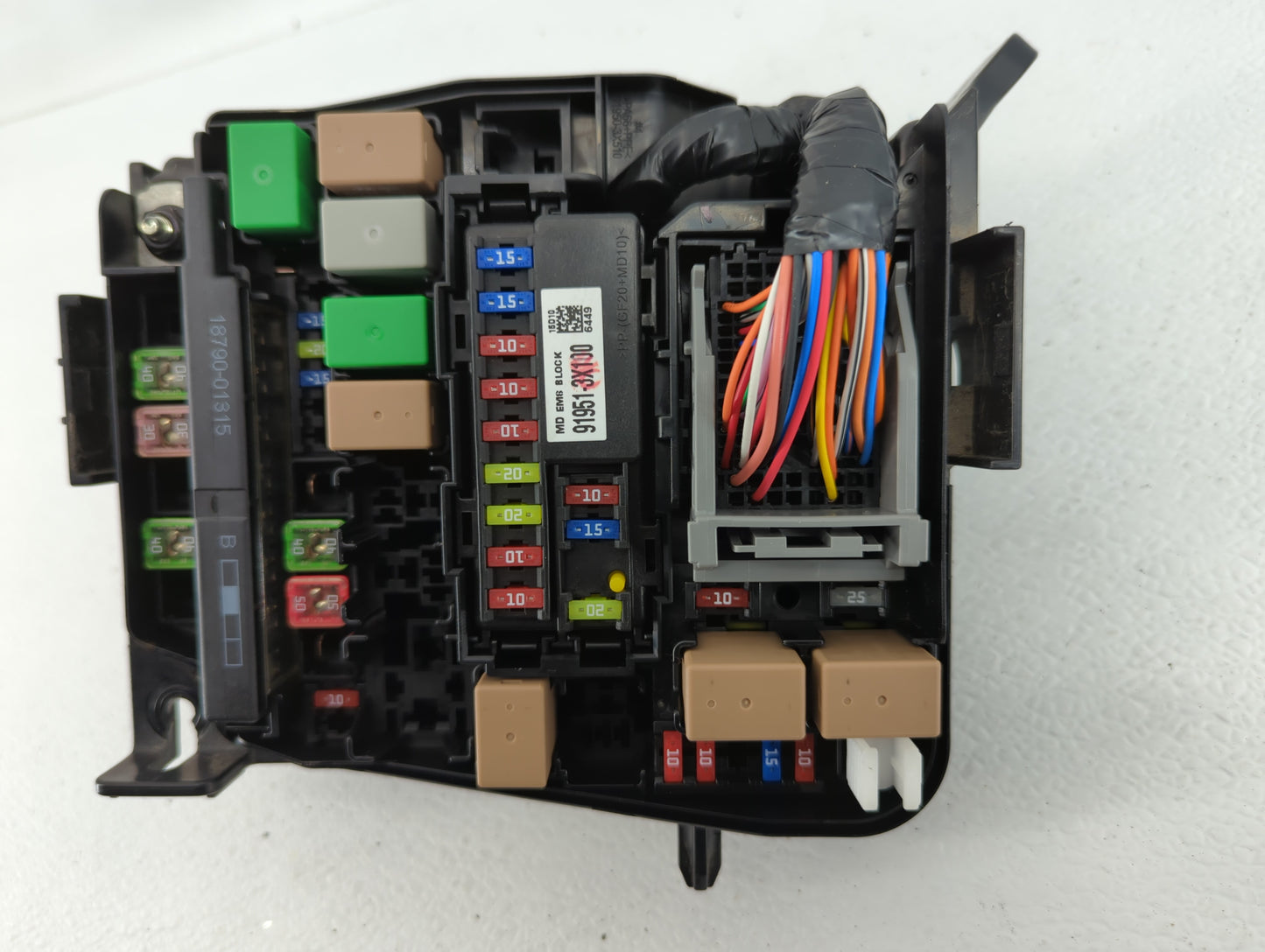 2014-2016 Hyundai Elantra Fusebox Fuse Box Panel Relay Module P/N:91265-3X080 91950-3X510, 91951-3X100 Fits Fits 2014 2015 2