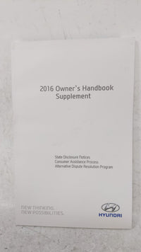 2016 Hyundai Elantra Owners Manual Book Guide OEM Used Auto Parts - Oemusedautoparts1.com
