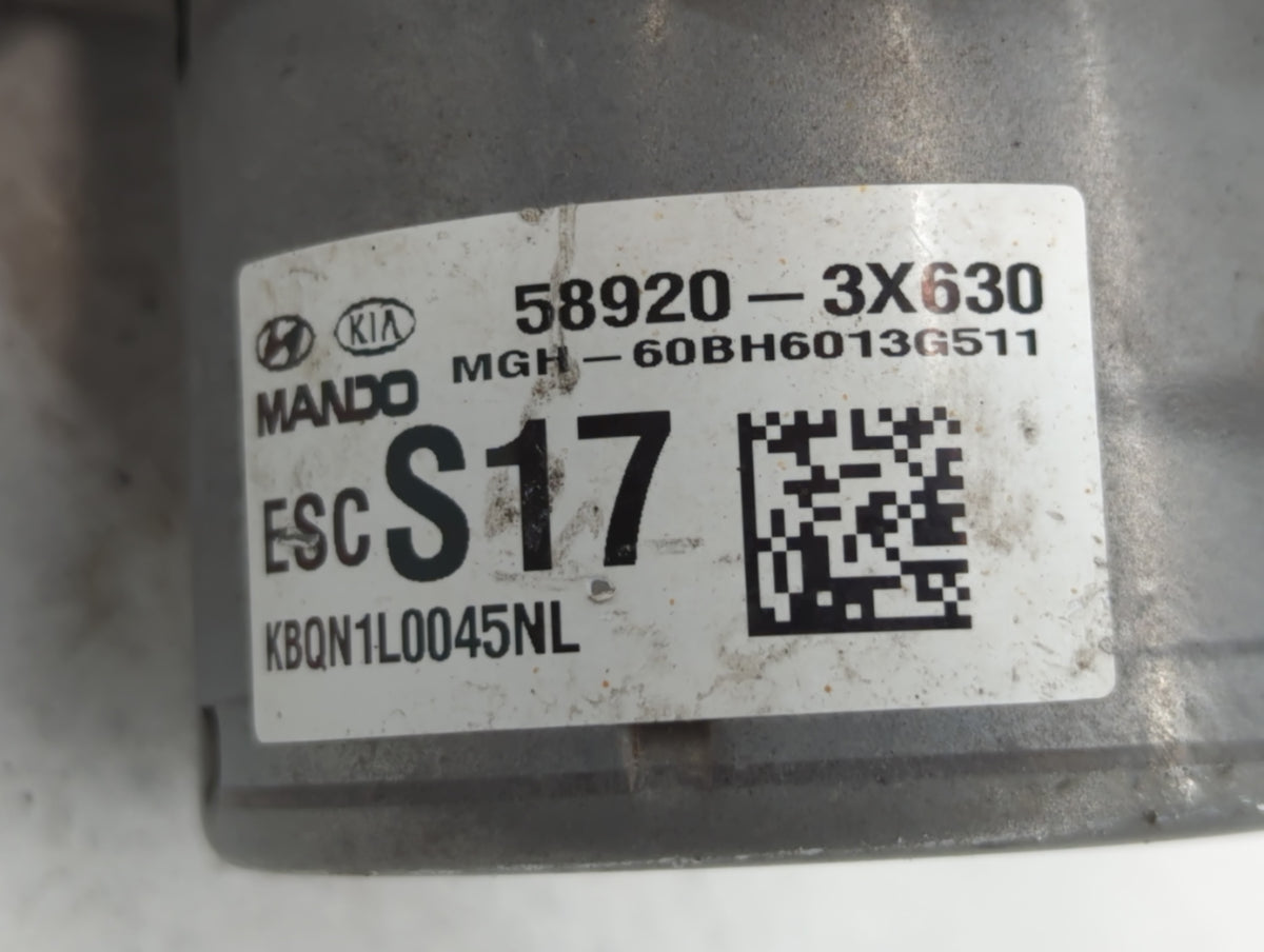 2014-2016 Hyundai Elantra Anti-Lock Brake ABS Pump Module Actuator OEM P/N:58920-3X630 Fits Fits 2014 2015 2016 OEM Used Aut