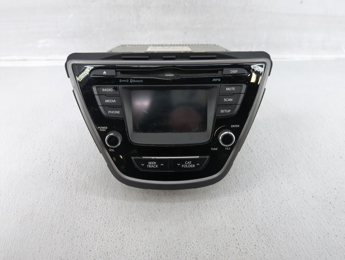 2014-2016 Hyundai Elantra Am Fm Cd Player Radio Receiver 530928 - Oemusedautoparts1.com