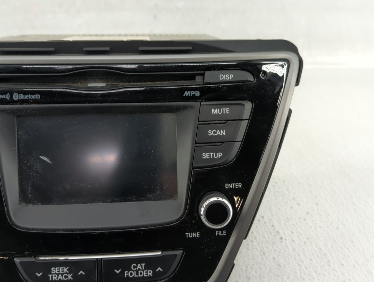 2014-2016 Hyundai Elantra Am Fm Cd Player Radio Receiver 530928 - Oemusedautoparts1.com