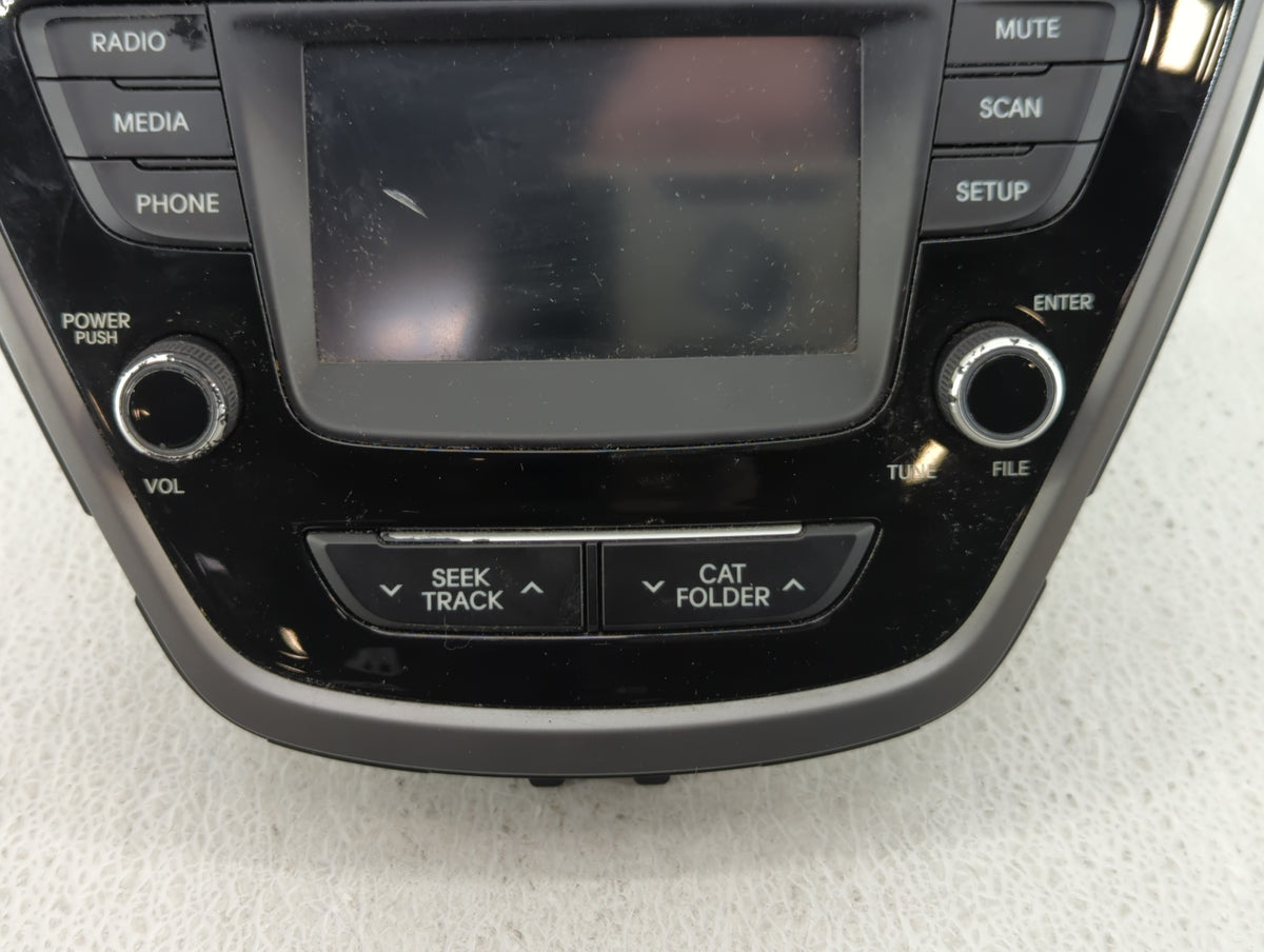 2014-2016 Hyundai Elantra Am Fm Cd Player Radio Receiver 530928 - Oemusedautoparts1.com