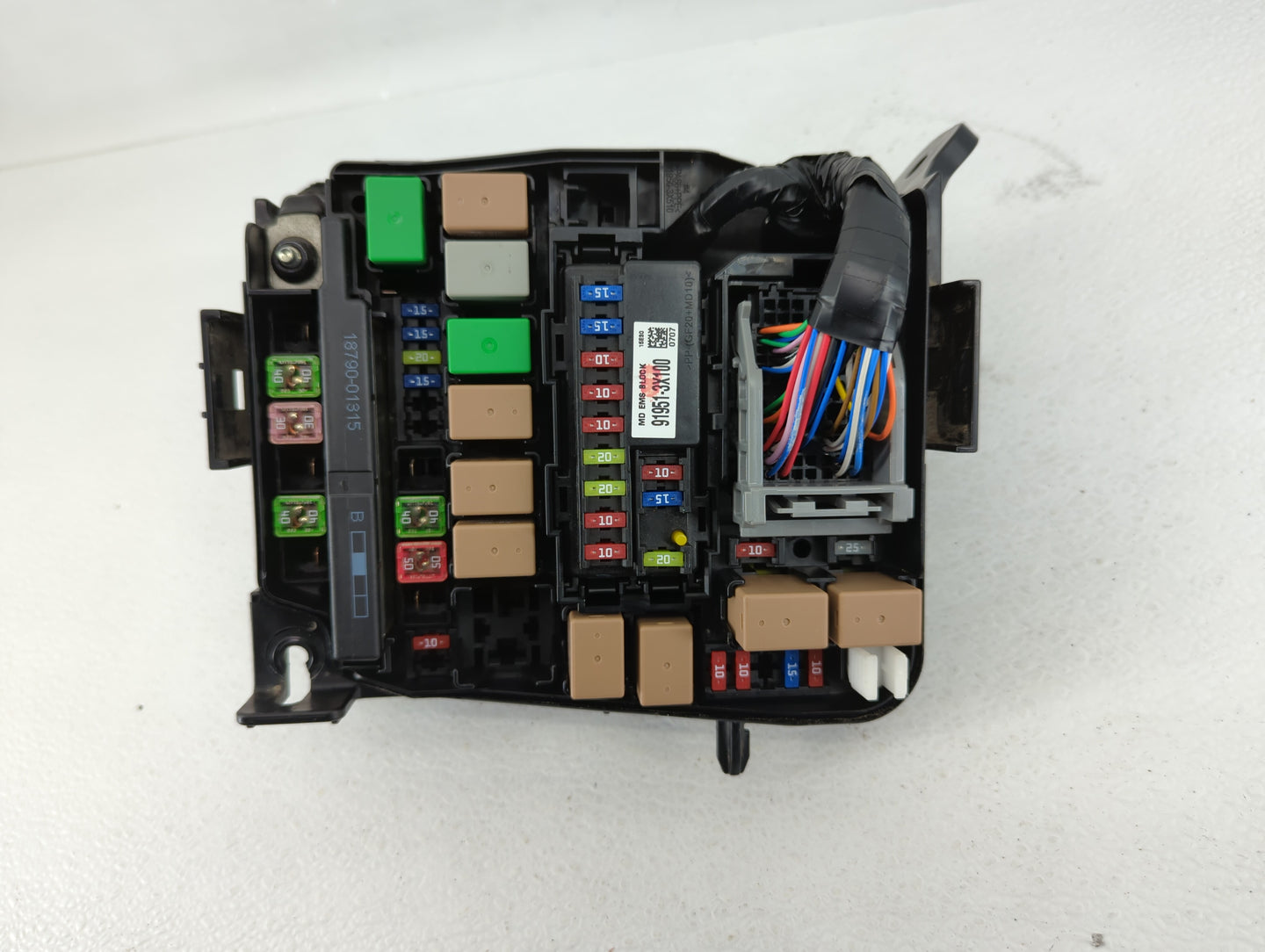 2014-2016 Hyundai Elantra Fusebox Fuse Box Panel Relay Module P/N:91266-3X060A Fits Fits 2014 2015 2016 OEM Used Auto Parts 