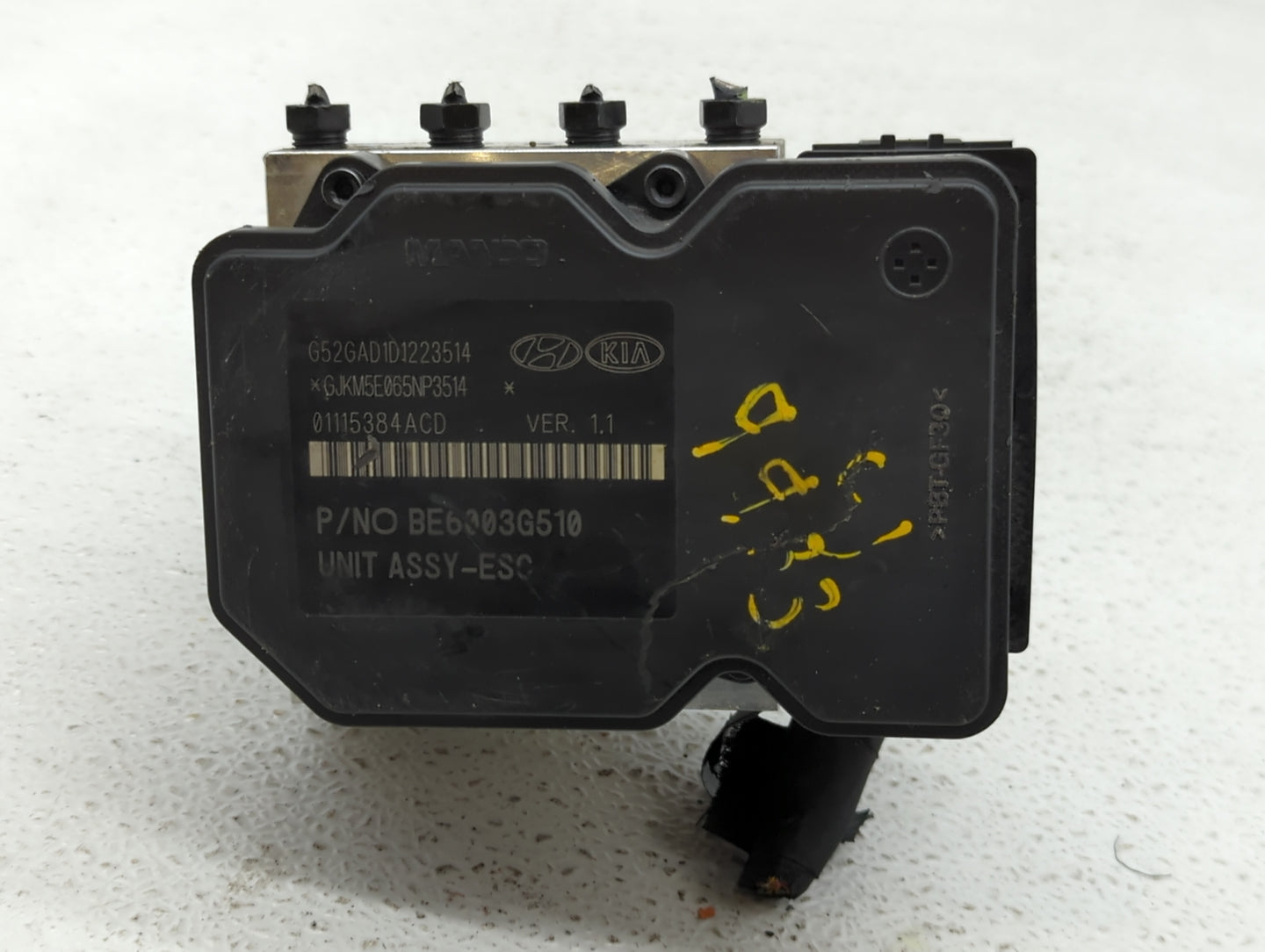 2014-2016 Hyundai Elantra ABS Pump Control Module Replacement P/N:BE6003G510 Fits Fits 2014 2015 2016 OEM Used Auto Parts - 