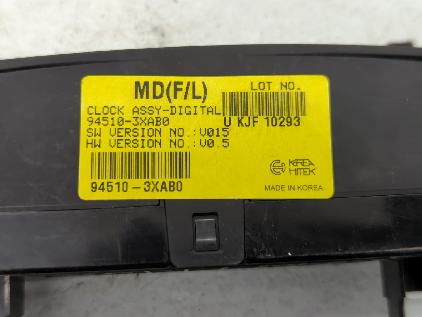2014-2016 Hyundai Elantra Climate Control Module Temperature AC/Heater Replacement P/N:94510-3XAB0 Fits Fits 2014 2015 2016 