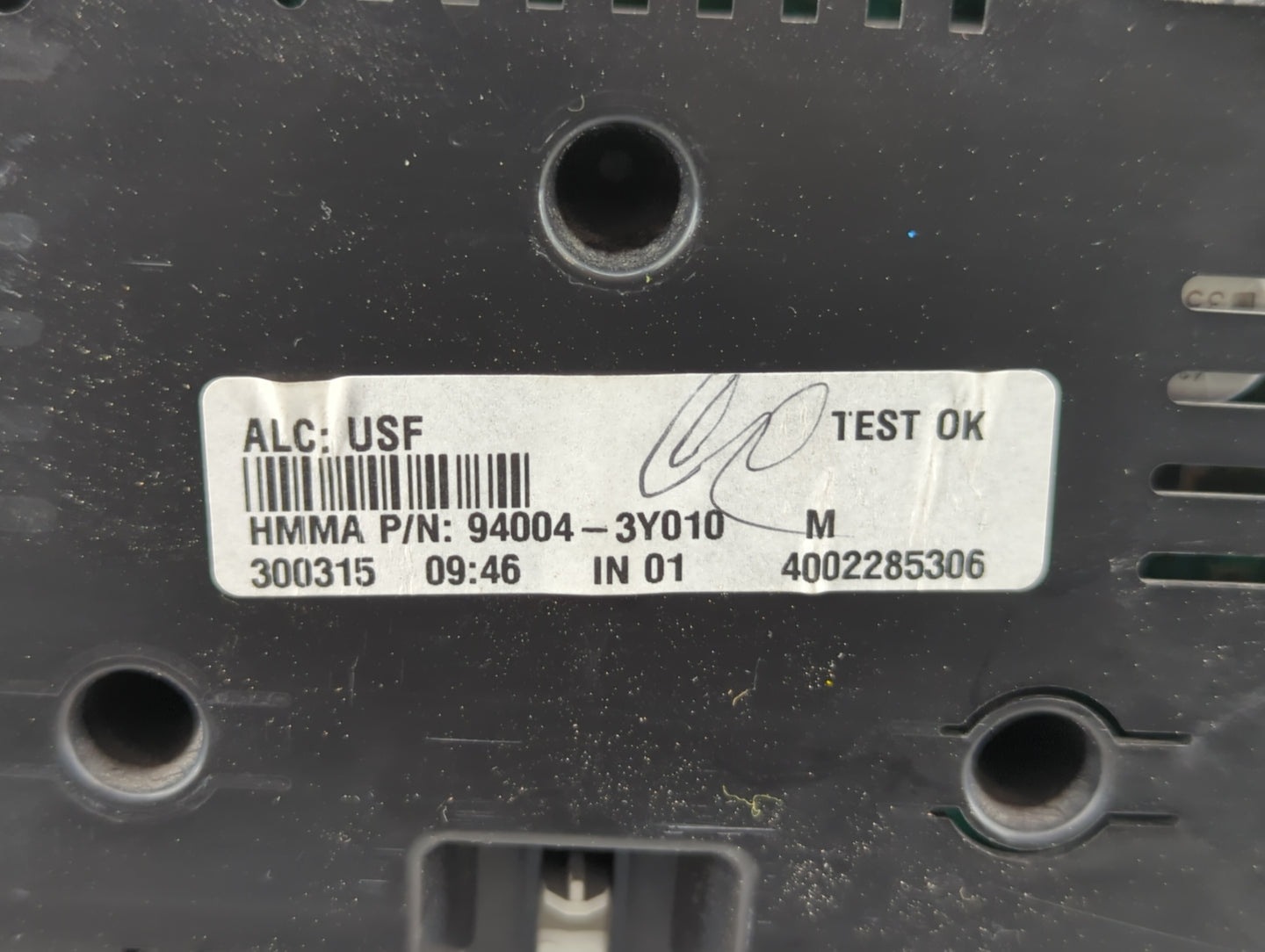 2014-2016 Hyundai Elantra Instrument Cluster Speedometer Gauges P/N:94004-3Y010 Fits Fits 2014 2015 2016 OEM Used Auto Parts