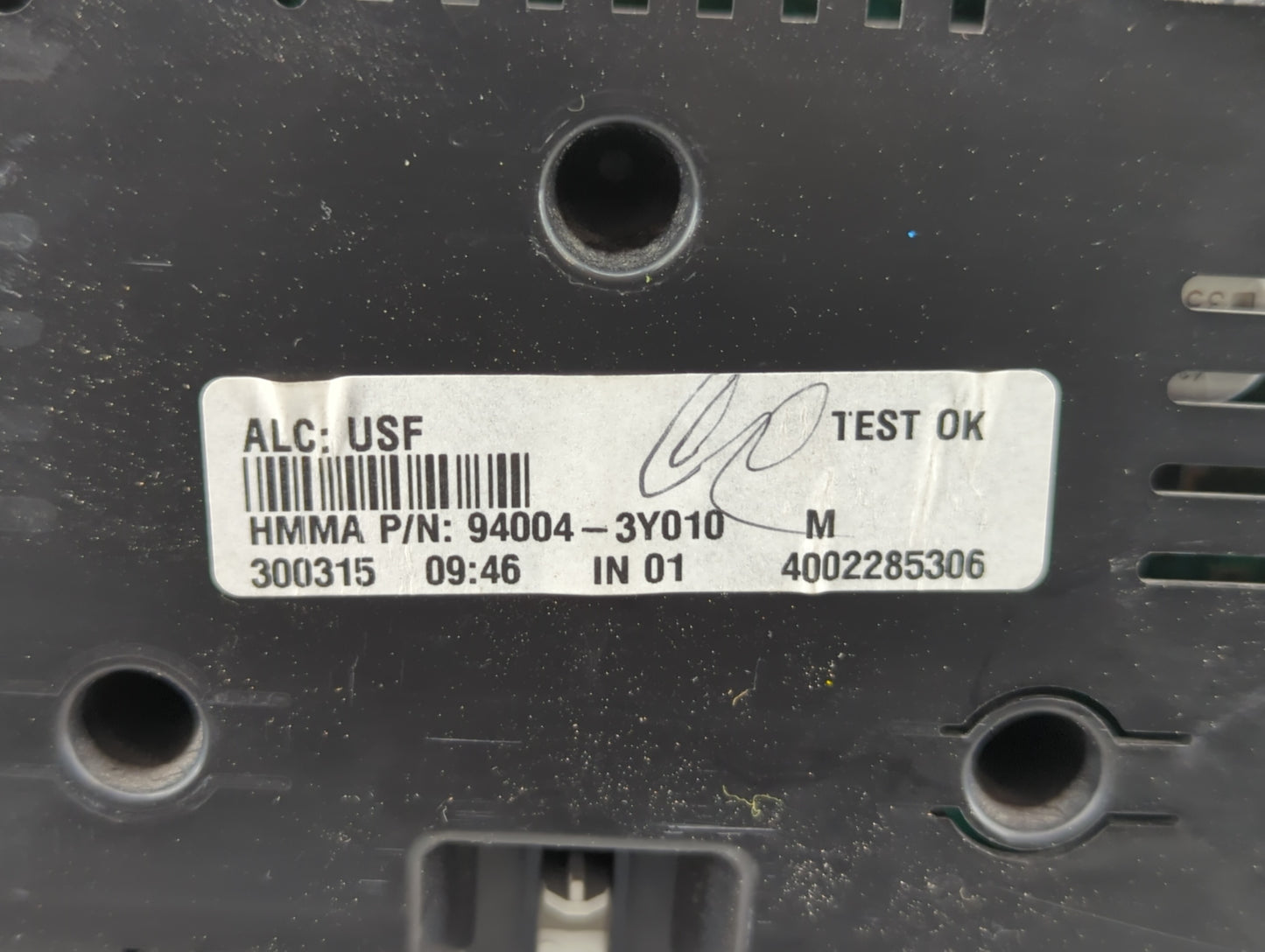 2014-2016 Hyundai Elantra Instrument Cluster Speedometer Gauges P/N:94004-3Y010 Fits Fits 2014 2015 2016 OEM Used Auto Parts
