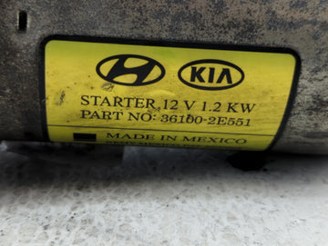 2014-2020 Hyundai Elantra Car Starter Motor Solenoid OEM P/N:36100-2E551 Fits Fits 2014 2015 2016 2017 2018 2019 2020 OEM Used Auto Parts