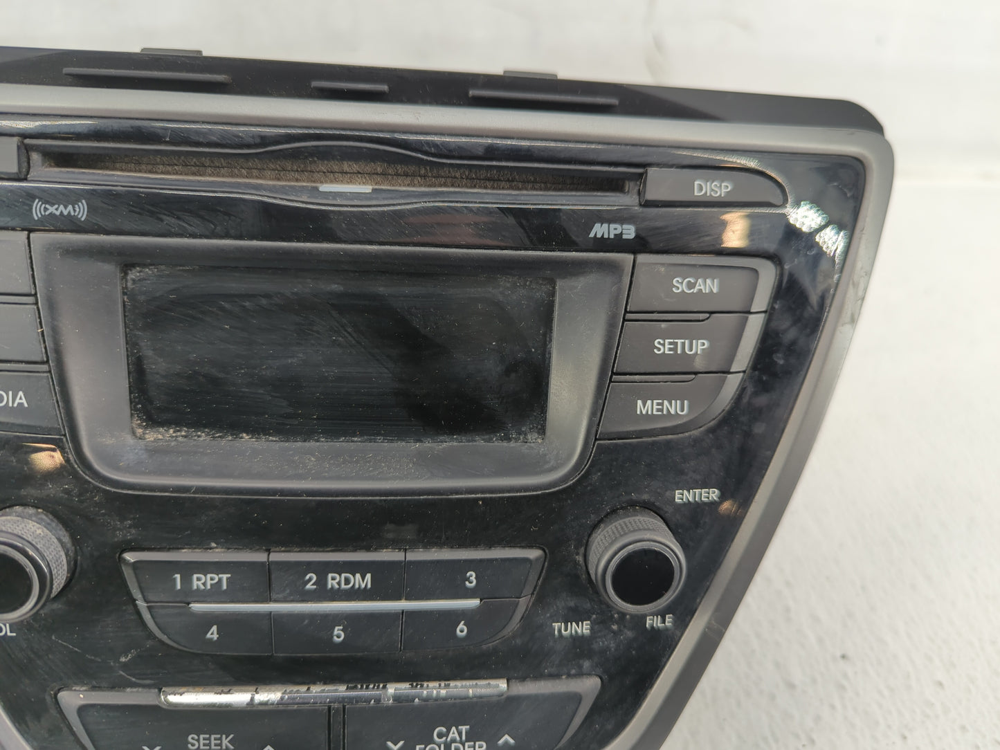 2014-2016 Hyundai Elantra Radio AM FM Cd Player Receiver Replacement P/N:96170-3X156GU 96180-3X165GU Fits Fits 2014 2015 201