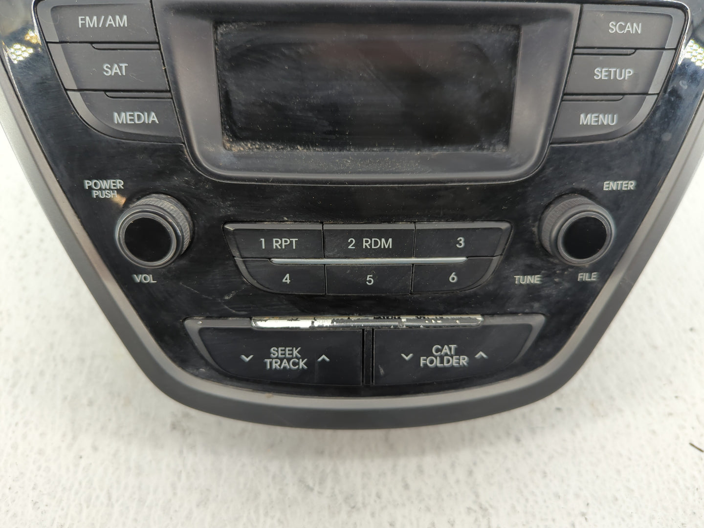 2014-2016 Hyundai Elantra Radio AM FM Cd Player Receiver Replacement P/N:96170-3X156GU 96180-3X165GU Fits Fits 2014 2015 201