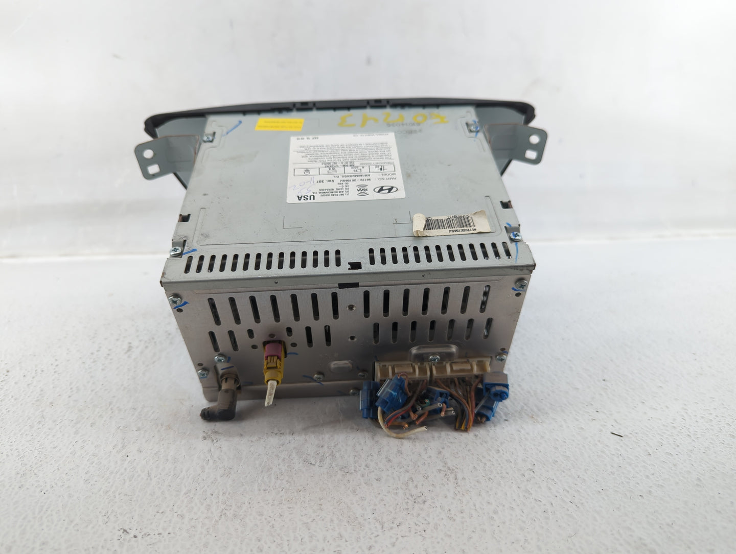 2014-2016 Hyundai Elantra Radio AM FM Cd Player Receiver Replacement P/N:96170-3X156GU 96180-3X165GU Fits Fits 2014 2015 201