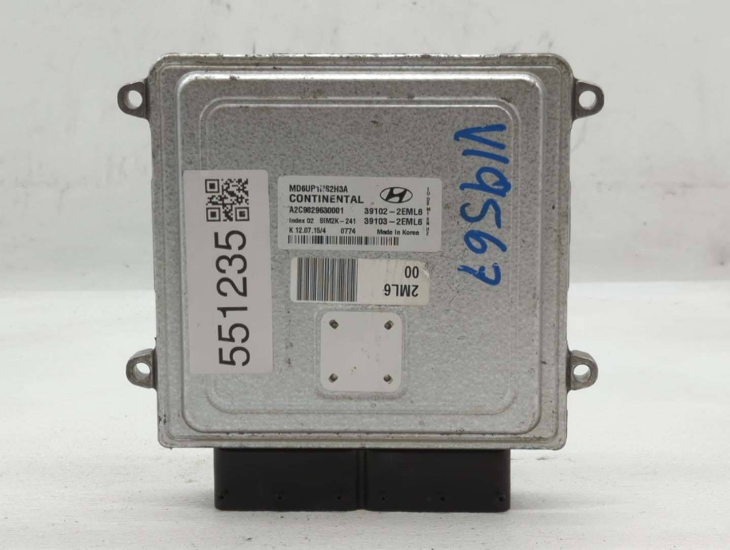 2014-2016 Hyundai Elantra PCM Engine Control Computer ECU ECM PCU OEM P/N:A2C53343556 821704B Fits Fits 2014 2015 2016 OEM U