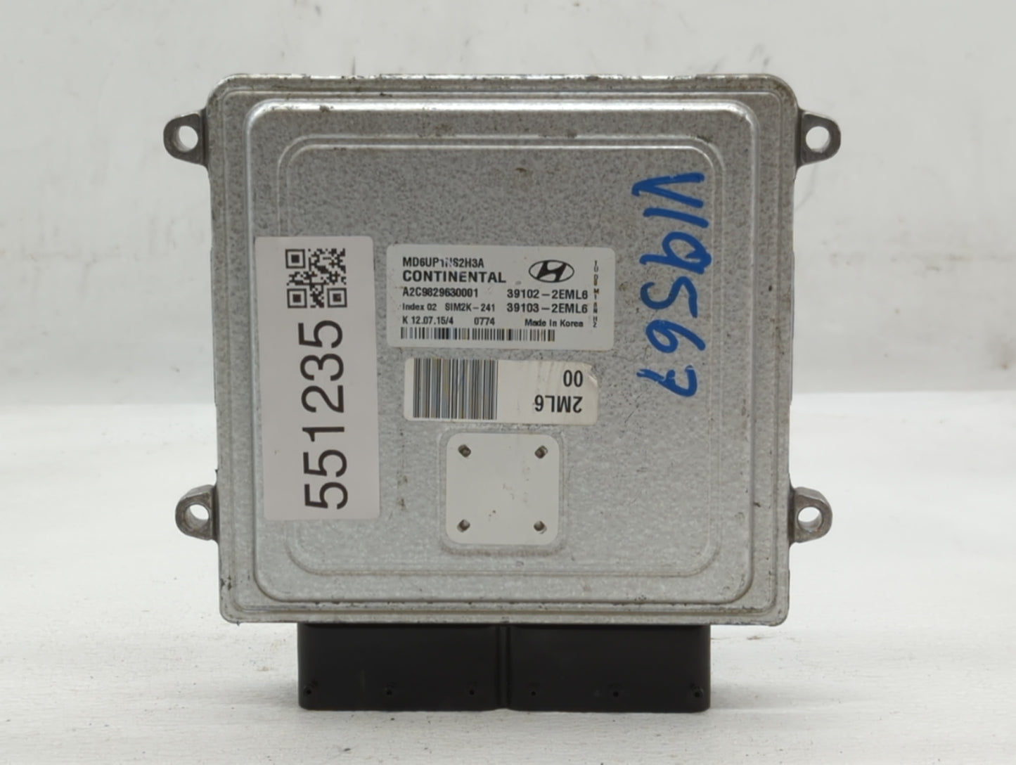 2014-2016 Hyundai Elantra PCM Engine Control Computer ECU ECM PCU OEM P/N:A2C53343556 821704B Fits Fits 2014 2015 2016 OEM U