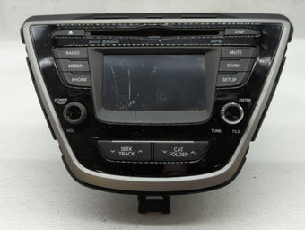 compare product 2014-2016 Hyundai Elantra Radio AM FM Cd Player Receiver Replacement P/N:96180-3X175GU Fits Fits 2014 2015 2016 OEM Used Auto Parts
