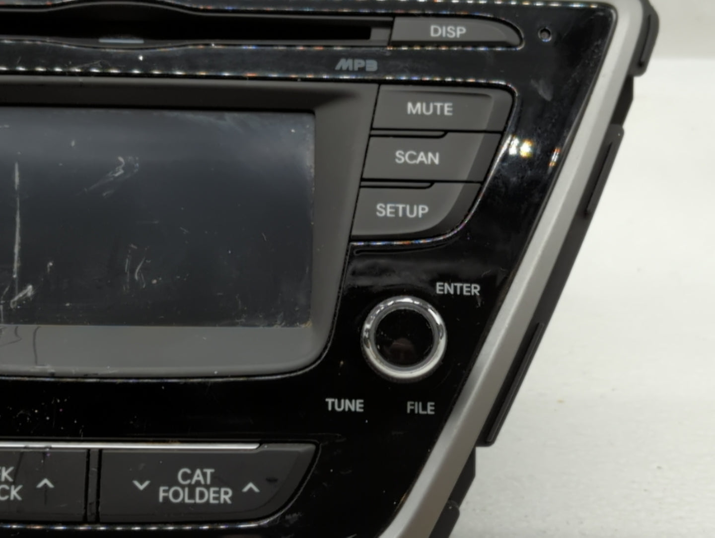 2014-2016 Hyundai Elantra Radio AM FM Cd Player Receiver Replacement P/N:96180-3X175GU Fits Fits 2014 2015 2016 OEM Used Aut