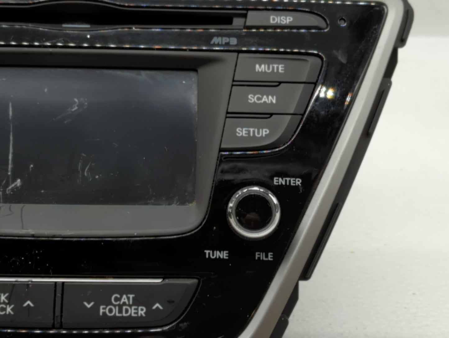2014-2016 Hyundai Elantra Radio AM FM Cd Player Receiver Replacement P/N:96180-3X175GU Fits Fits 2014 2015 2016 OEM Used Aut
