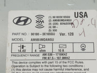 2014-2016 Hyundai Elantra Radio AM FM Cd Player Receiver Replacement P/N:96180-3X175GU Fits Fits 2014 2015 2016 OEM Used Aut