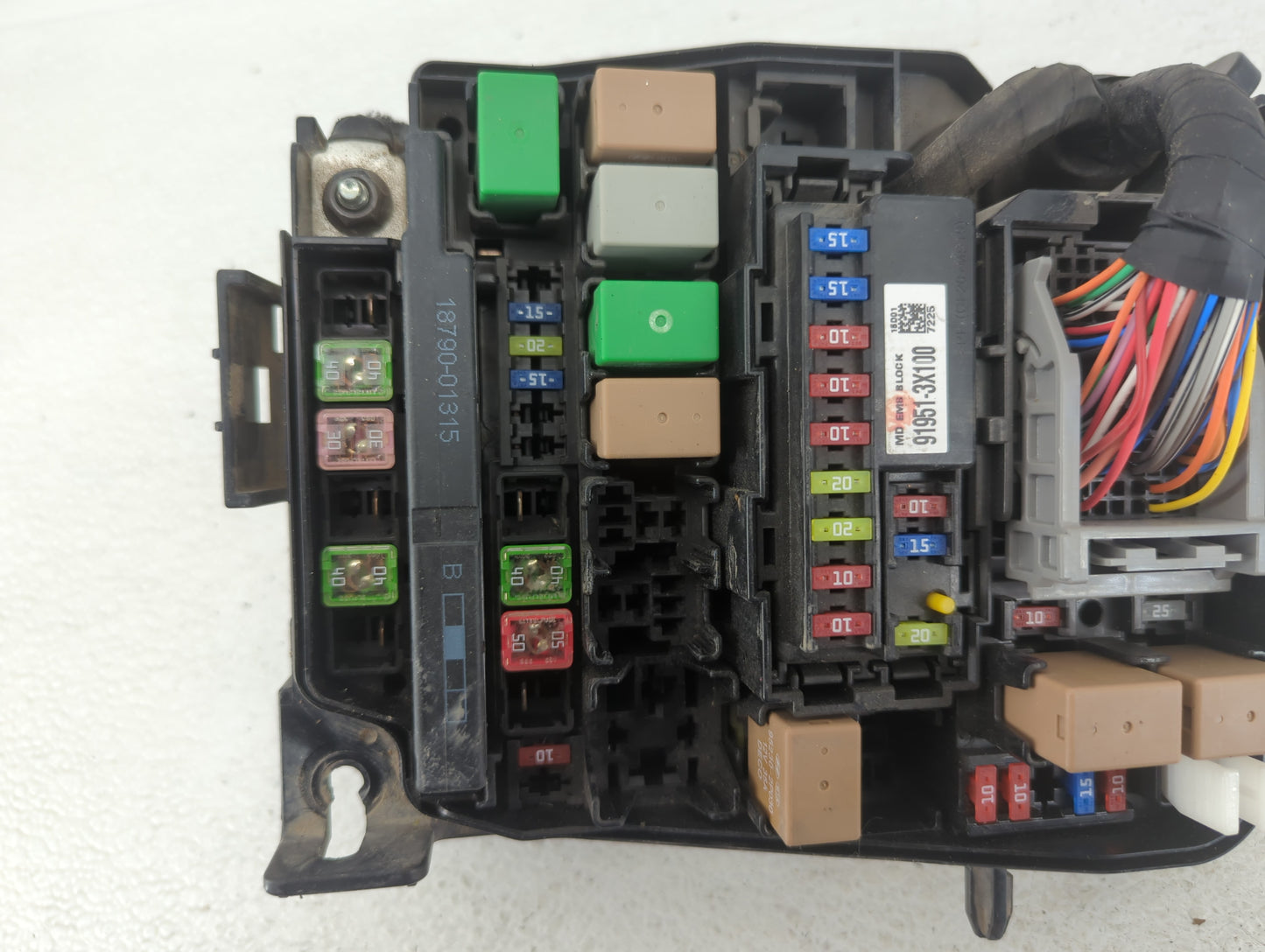 2014-2016 Hyundai Elantra Fusebox Fuse Box Panel Relay Module P/N:91265-3X080 91950-3X510, 91951-3X100 Fits Fits 2014 2015 2