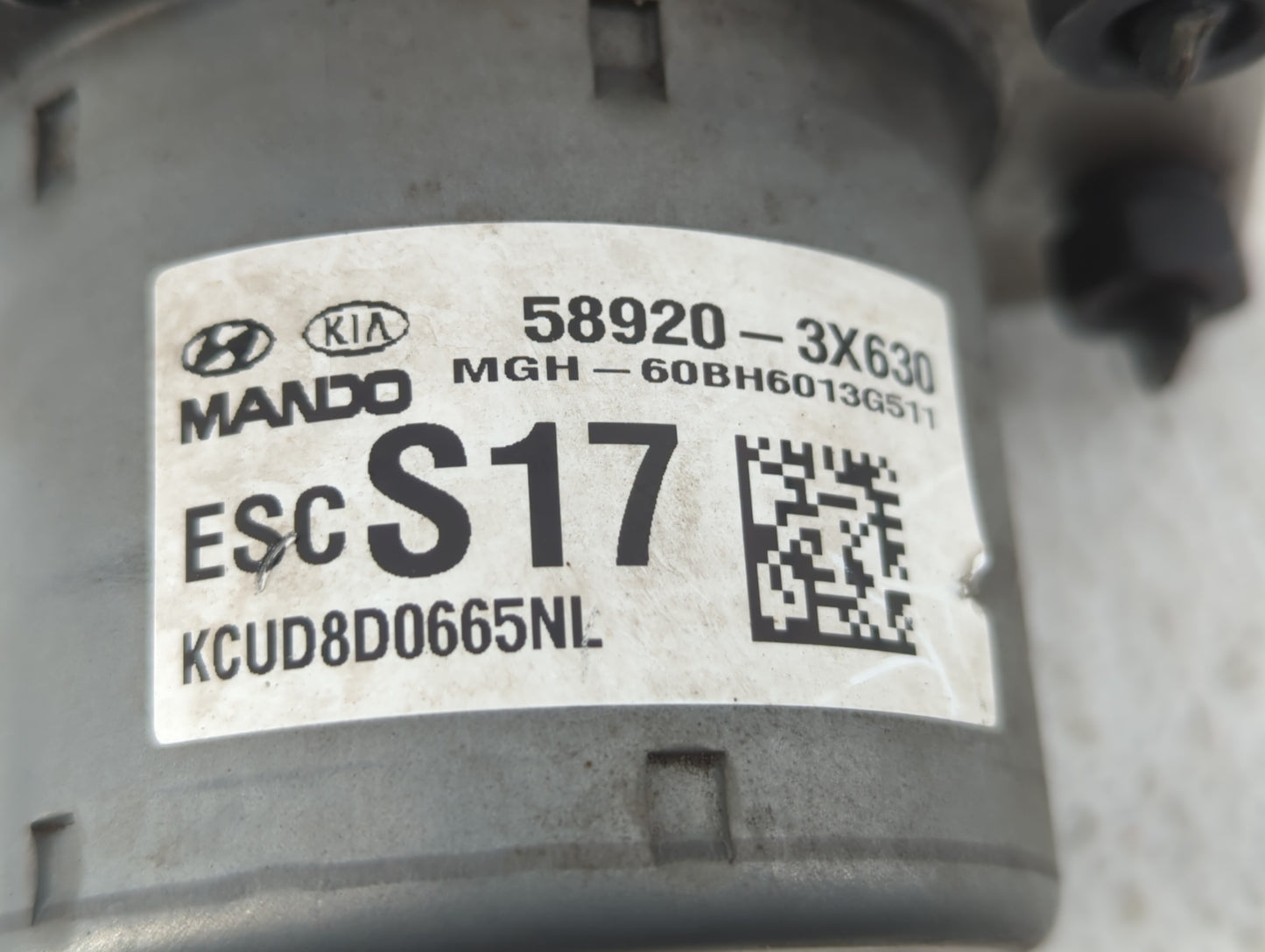 2014-2016 Hyundai Elantra ABS Pump Control Module Replacement P/N:58920-3X630 Fits Fits 2014 2015 2016 OEM Used Auto Parts -