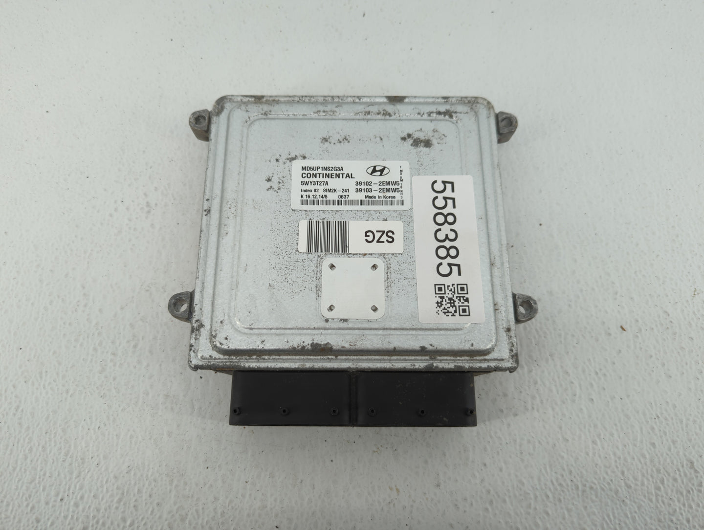 2014-2016 Hyundai Elantra PCM Engine Control Computer ECU ECM PCU OEM P/N:39102-2EMW5 39102-2EMB6 Fits Fits 2014 2015 2016 O