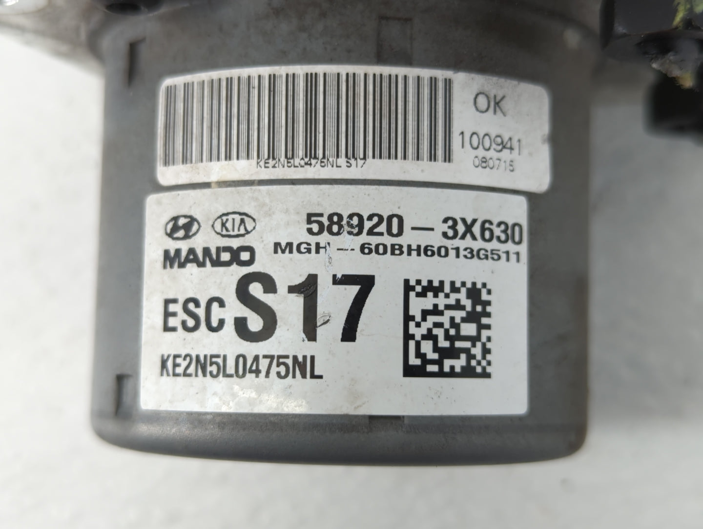 2014-2016 Hyundai Elantra ABS Pump Control Module Replacement P/N:58920-3X630 Fits Fits 2014 2015 2016 OEM Used Auto Parts -